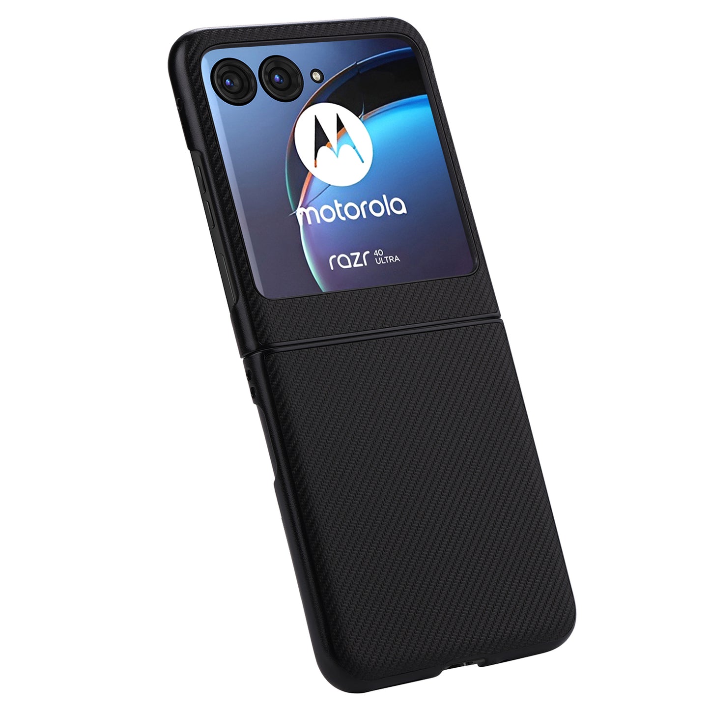 Vili TC Series for Motorola Razr 40 Ultra 5G Shockproof Phone Case PU Leather Coated PC+TPU Hybrid Cover