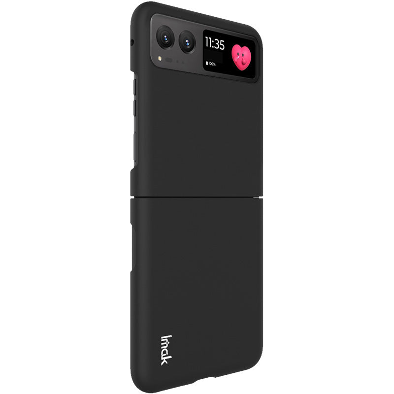 Uniqkart JS-2 Series For Motorola Razr 40 5G Protective Case Hard PC Anti-Drop Phone Cover - Black
