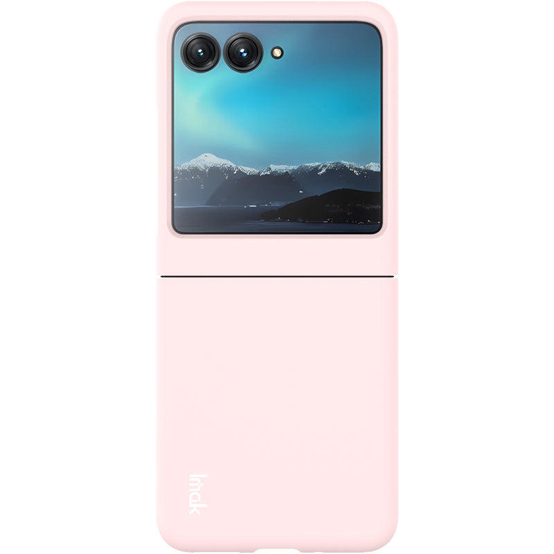Uniqkart JS-2 Series Shockproof Case for Motorola Razr 40 Ultra 5G Anti-Drop Hard PC Phone Cover - Pink