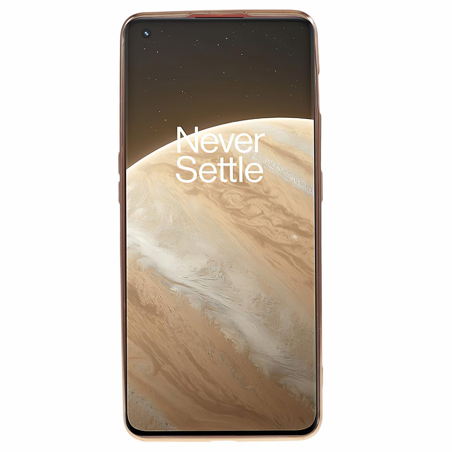 6D Glossy Anti-drop TPU Phone Case for OnePlus 11 5G Electroplating Smooth Phone Cover - Red