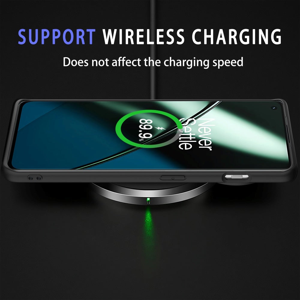 For OnePlus 11 5G PU Leather+TPU+PC Phone Cover Retro Anti-scratch Cell Phone Case - Red