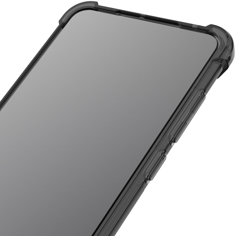 IMAK For Xiaomi Redmi Note 13 Pro 5G / Poco X6 5G Case Anti-Scratch TPU Cover Airbag Corner Anti-drop Phone Shell - Transparent Black