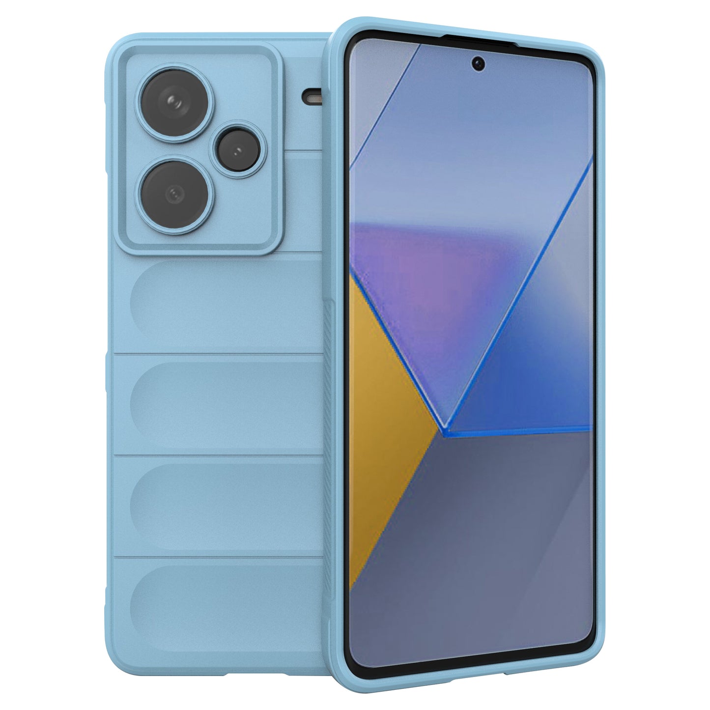 For Xiaomi Redmi Note 13 Pro+ 5G Case Anti-scratch TPU Rugged Phone Cover - Baby Blue