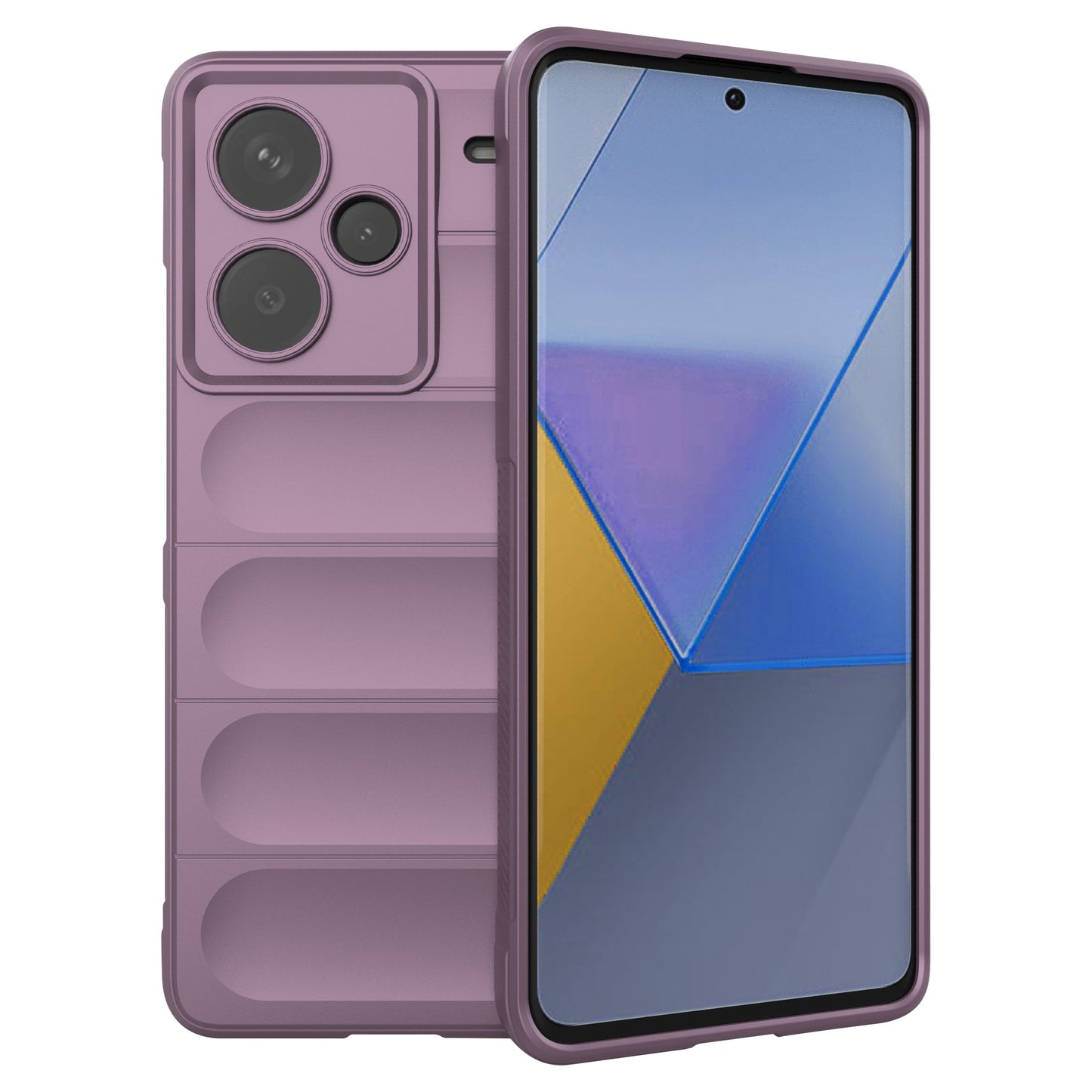 For Xiaomi Redmi Note 13 Pro+ 5G Case Anti-scratch TPU Rugged Phone Cover - Light Purple