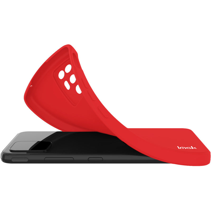 IMAK UC-4 Series for Xiaomi Redmi Note 13 5G TPU Case Straight Edge Phone Cover - Red