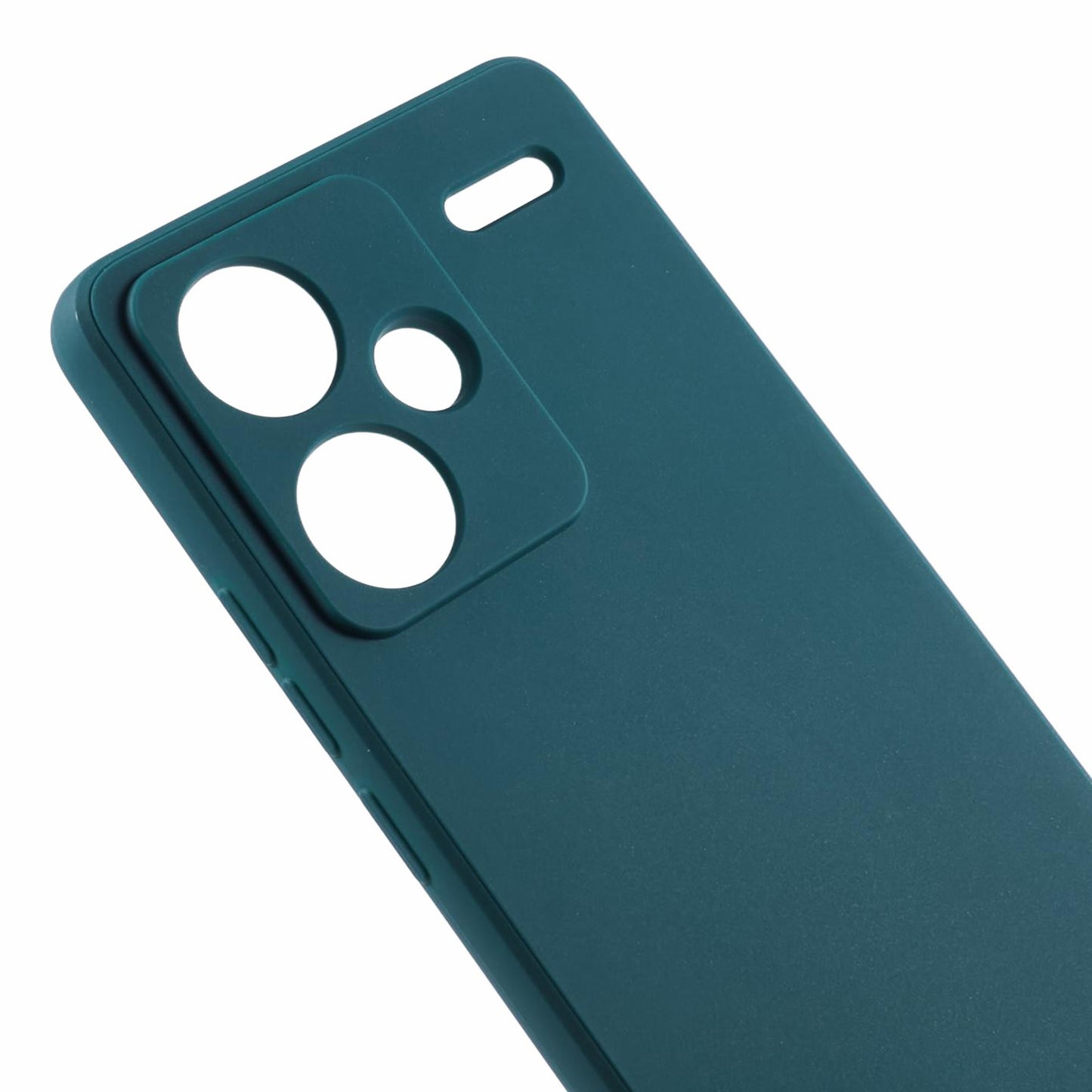 For Xiaomi Redmi Note 13 Pro+ 5G Case Straight Edge Soft TPU Phone Back Cover - Army Green