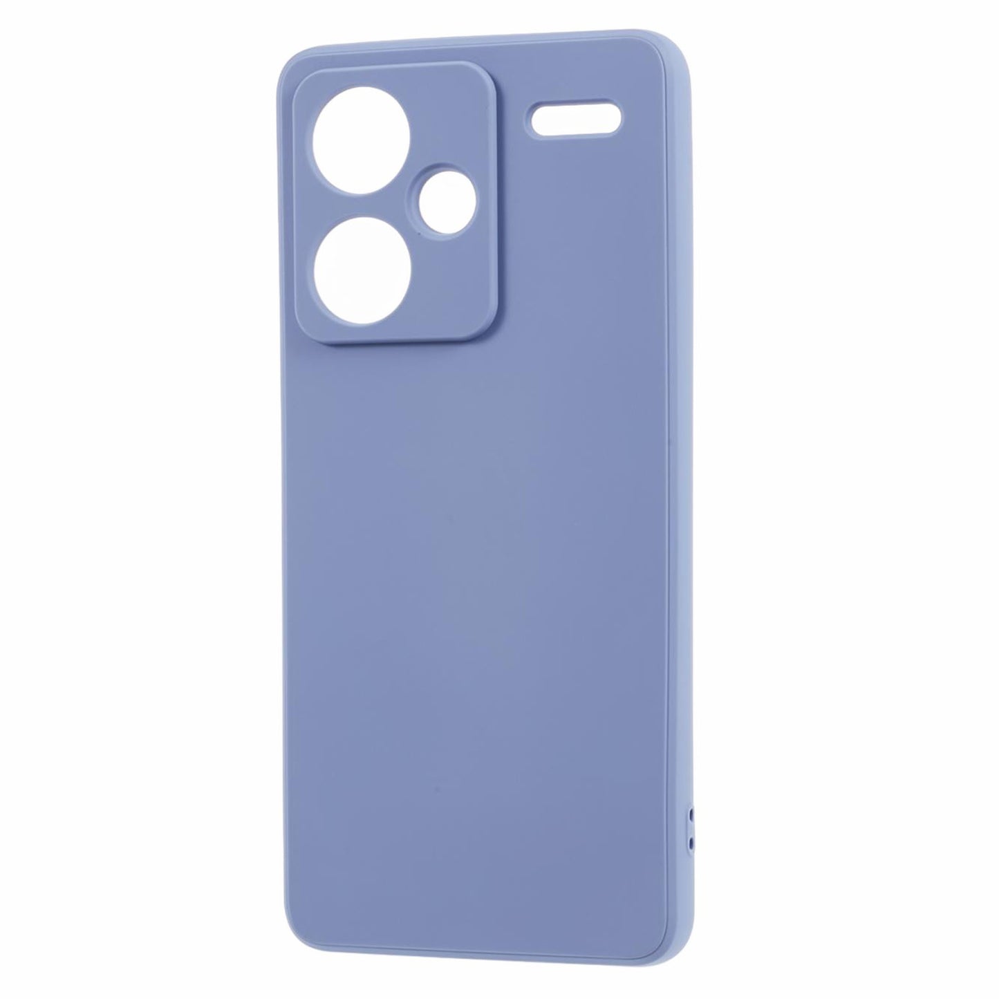 For Xiaomi Redmi Note 13 Pro+ 5G Case Straight Edge Soft TPU Phone Back Cover - Lavender Grey