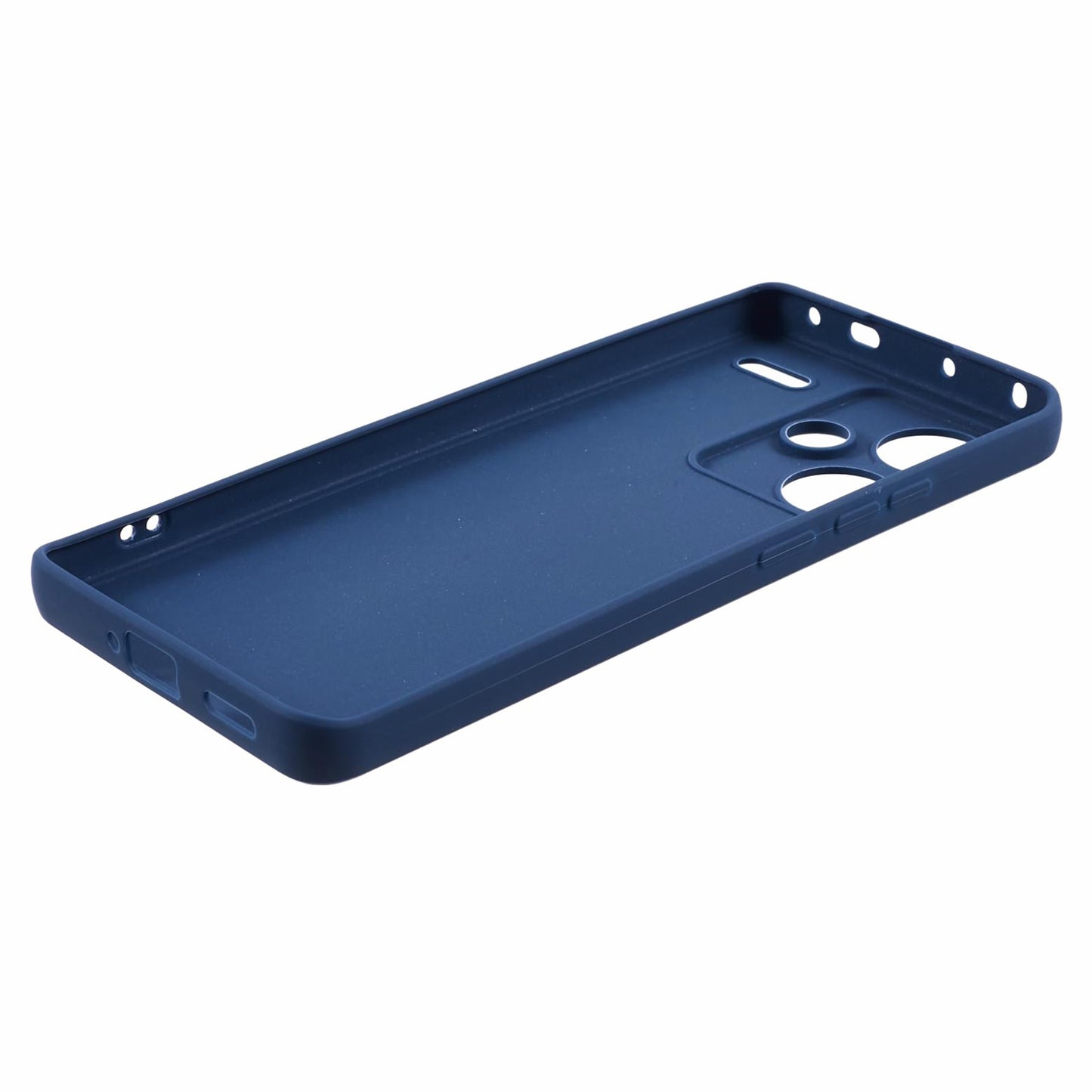 For Xiaomi Redmi Note 13 Pro+ 5G Case Straight Edge Soft TPU Phone Back Cover - Sapphire