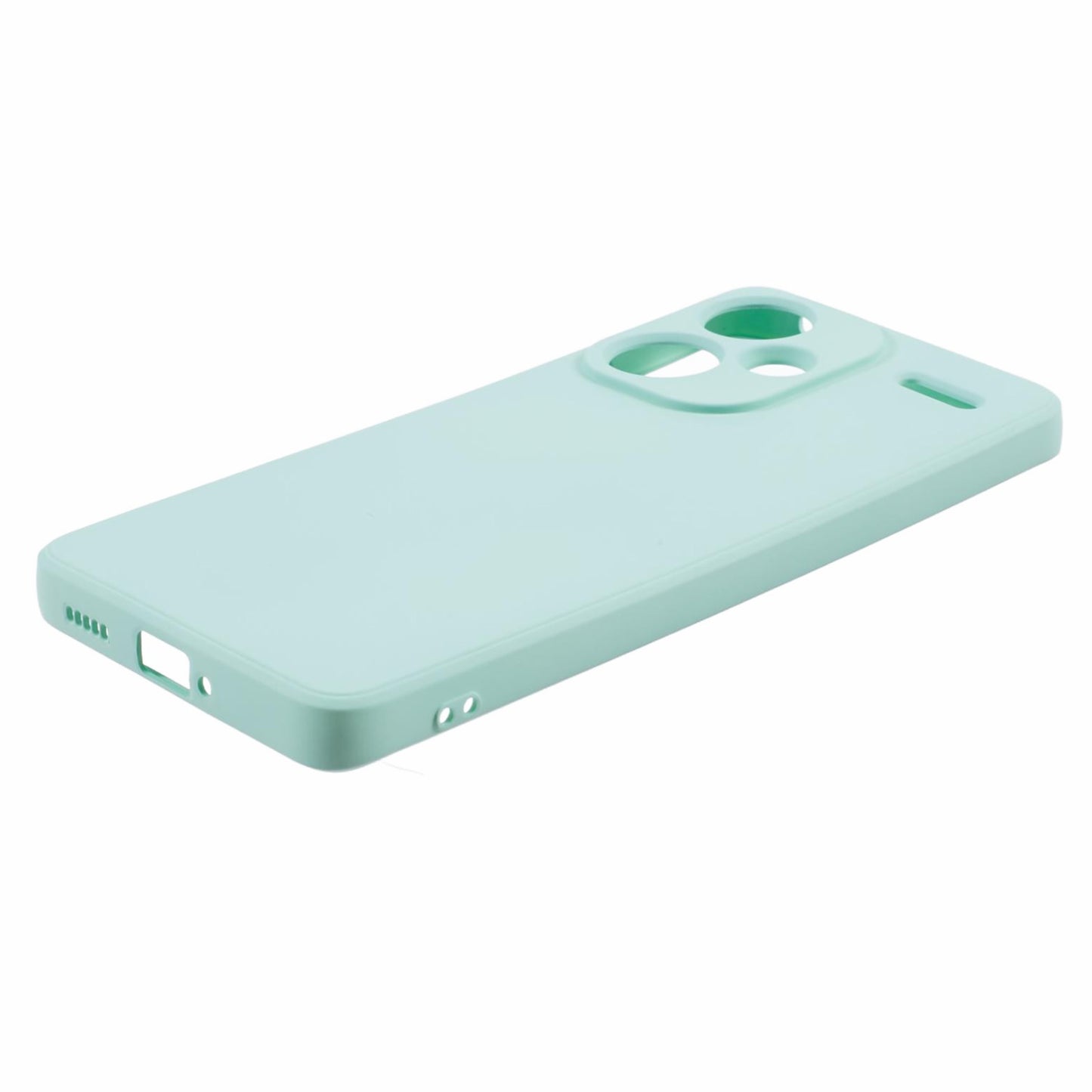 For Xiaomi Redmi Note 13 Pro+ 5G Case TPU Fiber Lining Protective Phone Cover - Baby Blue