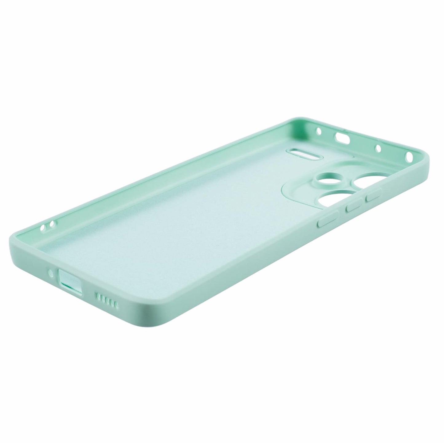 For Xiaomi Redmi Note 13 Pro+ 5G Case TPU Fiber Lining Protective Phone Cover - Baby Blue