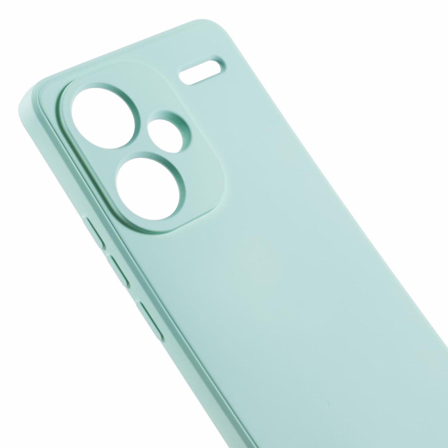 For Xiaomi Redmi Note 13 Pro+ 5G Case TPU Fiber Lining Protective Phone Cover - Baby Blue