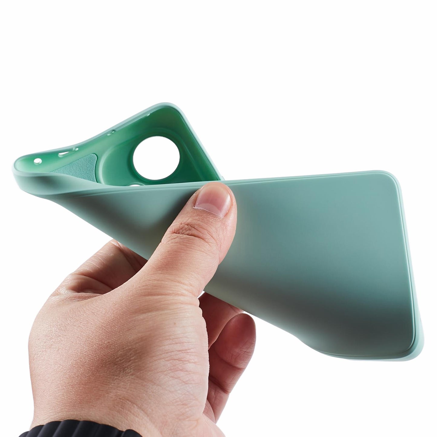 For Xiaomi Redmi Note 13 Pro+ 5G Case TPU Fiber Lining Protective Phone Cover - Baby Blue