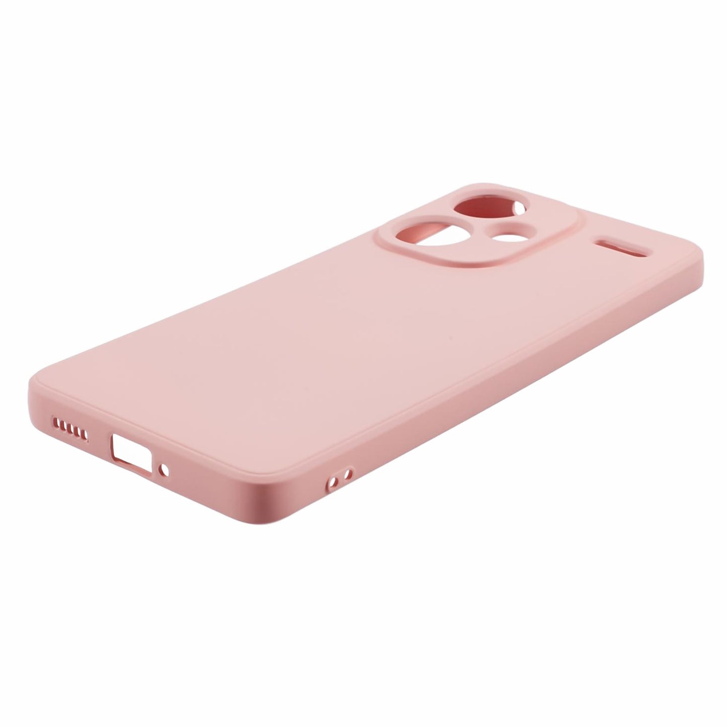 For Xiaomi Redmi Note 13 Pro+ 5G Case TPU Fiber Lining Protective Phone Cover - Pink