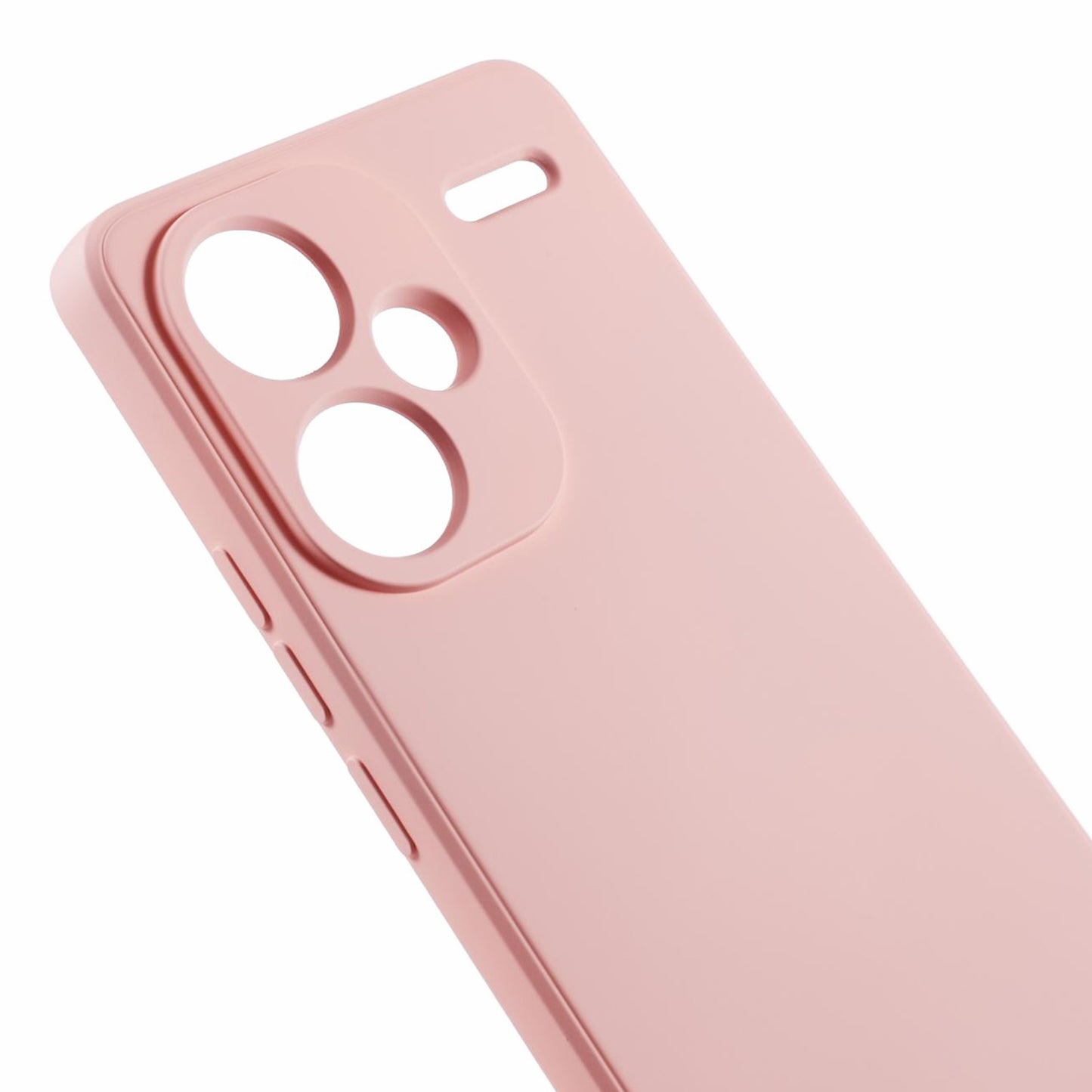 For Xiaomi Redmi Note 13 Pro+ 5G Case TPU Fiber Lining Protective Phone Cover - Pink