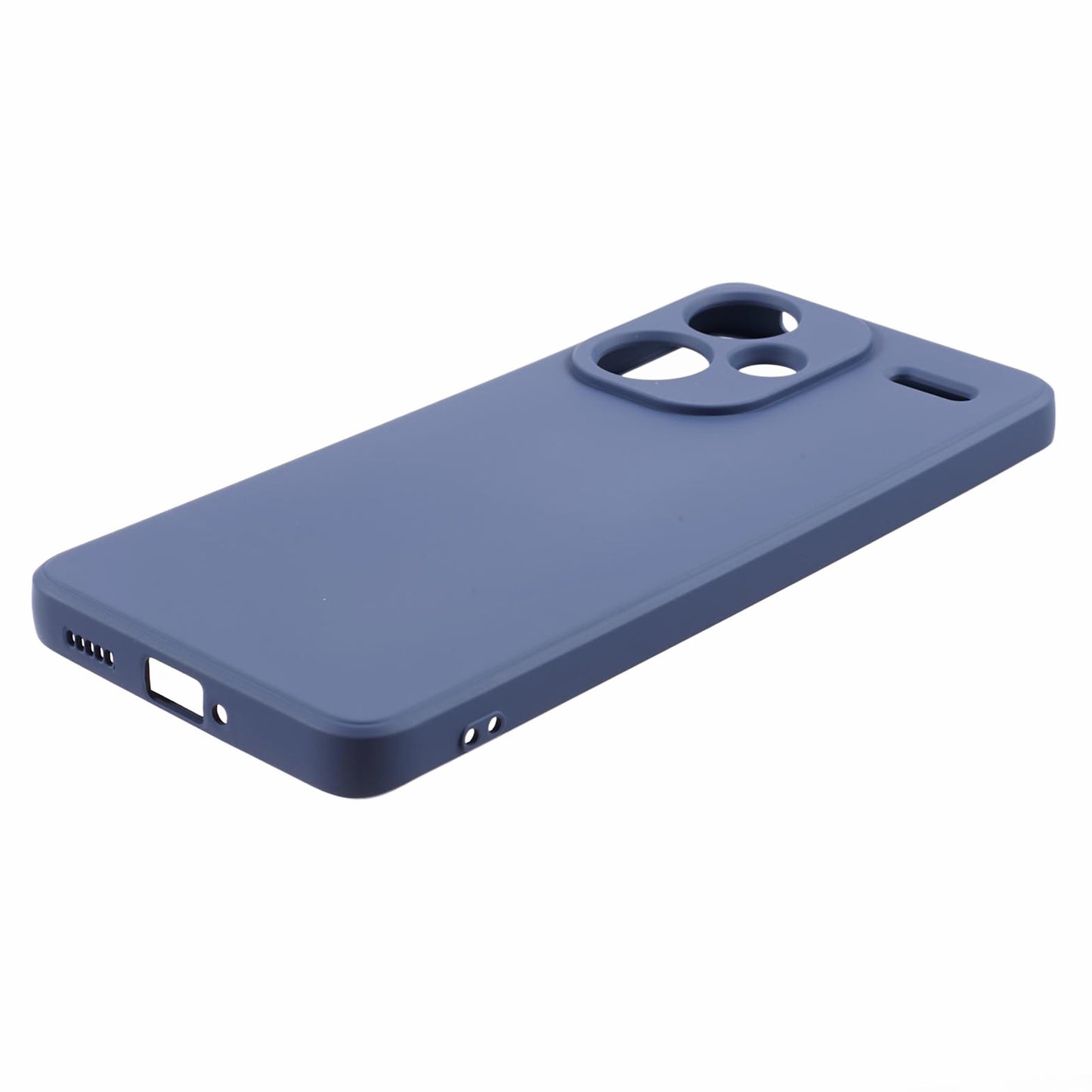 For Xiaomi Redmi Note 13 Pro+ 5G Case TPU Fiber Lining Protective Phone Cover - Lavender Grey