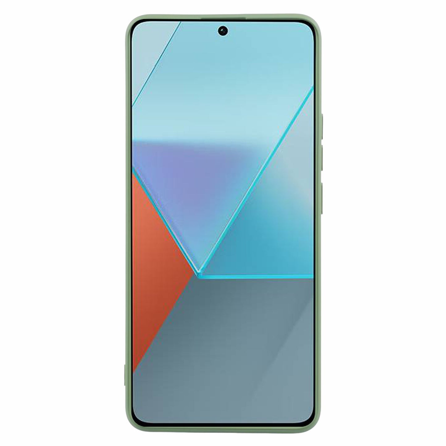 For Xiaomi Redmi Note 13 Pro+ 5G Case TPU Fiber Lining Protective Phone Cover - Matcha Green