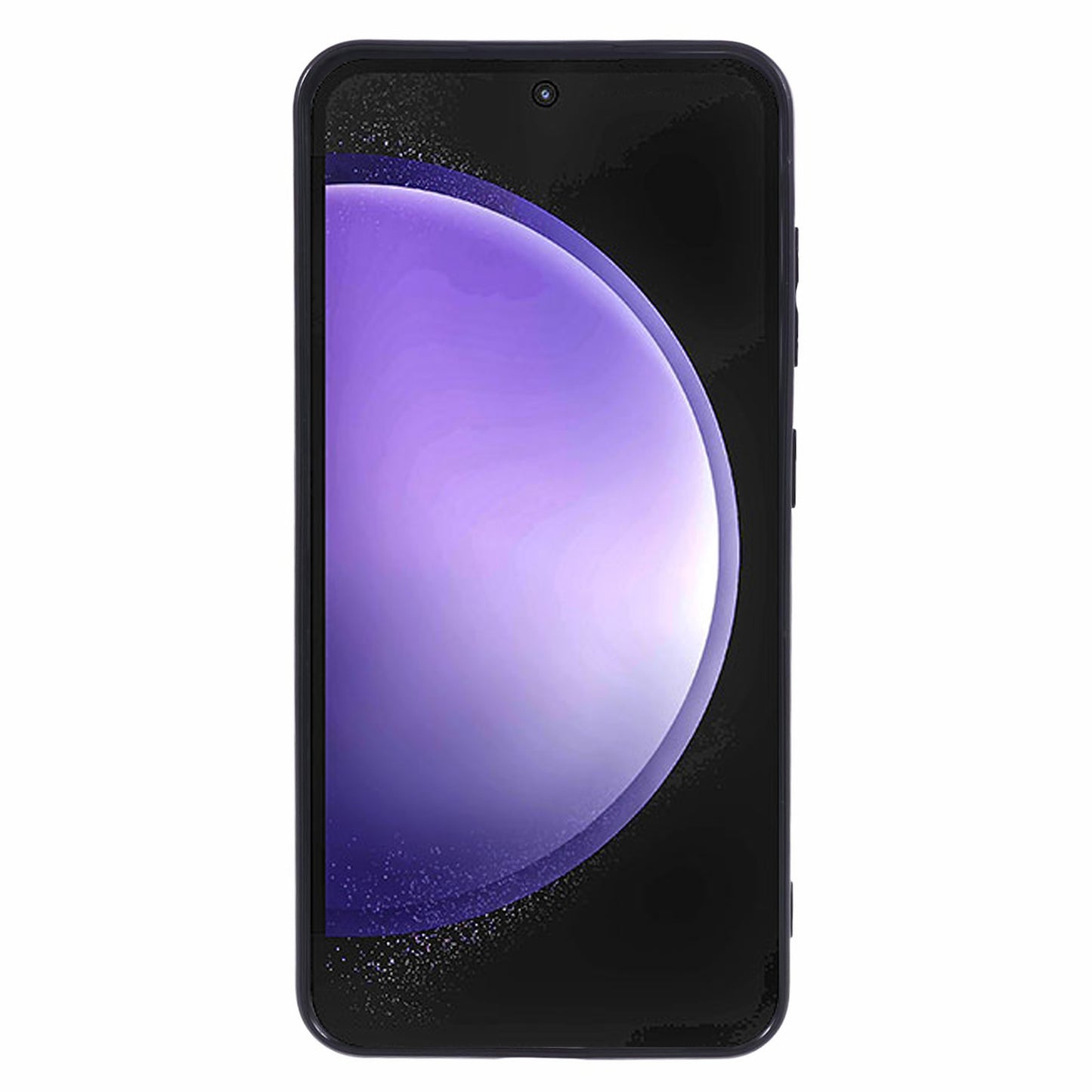 For Samsung Galaxy S24 Case Precise Cutouts Matte Soft TPU Phone Back Cover - Black