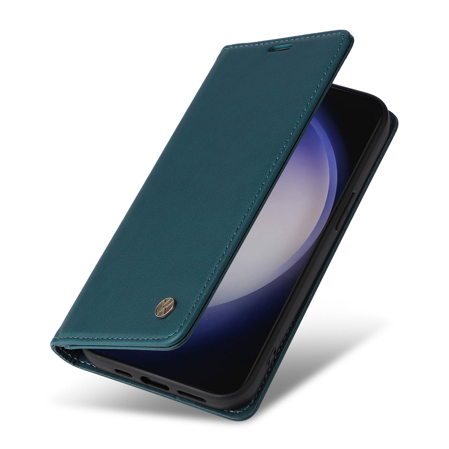 YIKATU YK-001 For Samsung Galaxy S24+ Case Magnetic Auto Closing Leather Phone Cover - Green