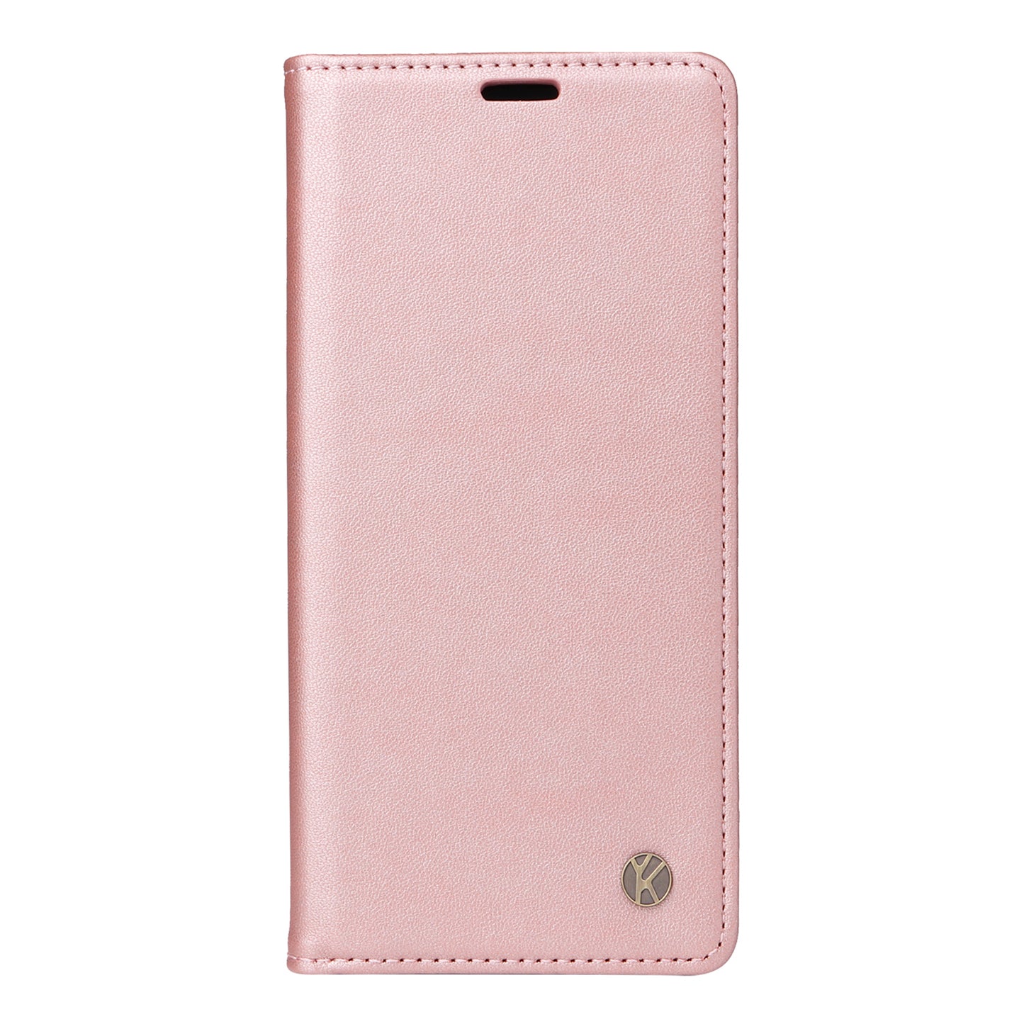 YIKATU YK-001 For Samsung Galaxy S24+ Case Magnetic Auto Closing Leather Phone Cover - Rose Gold