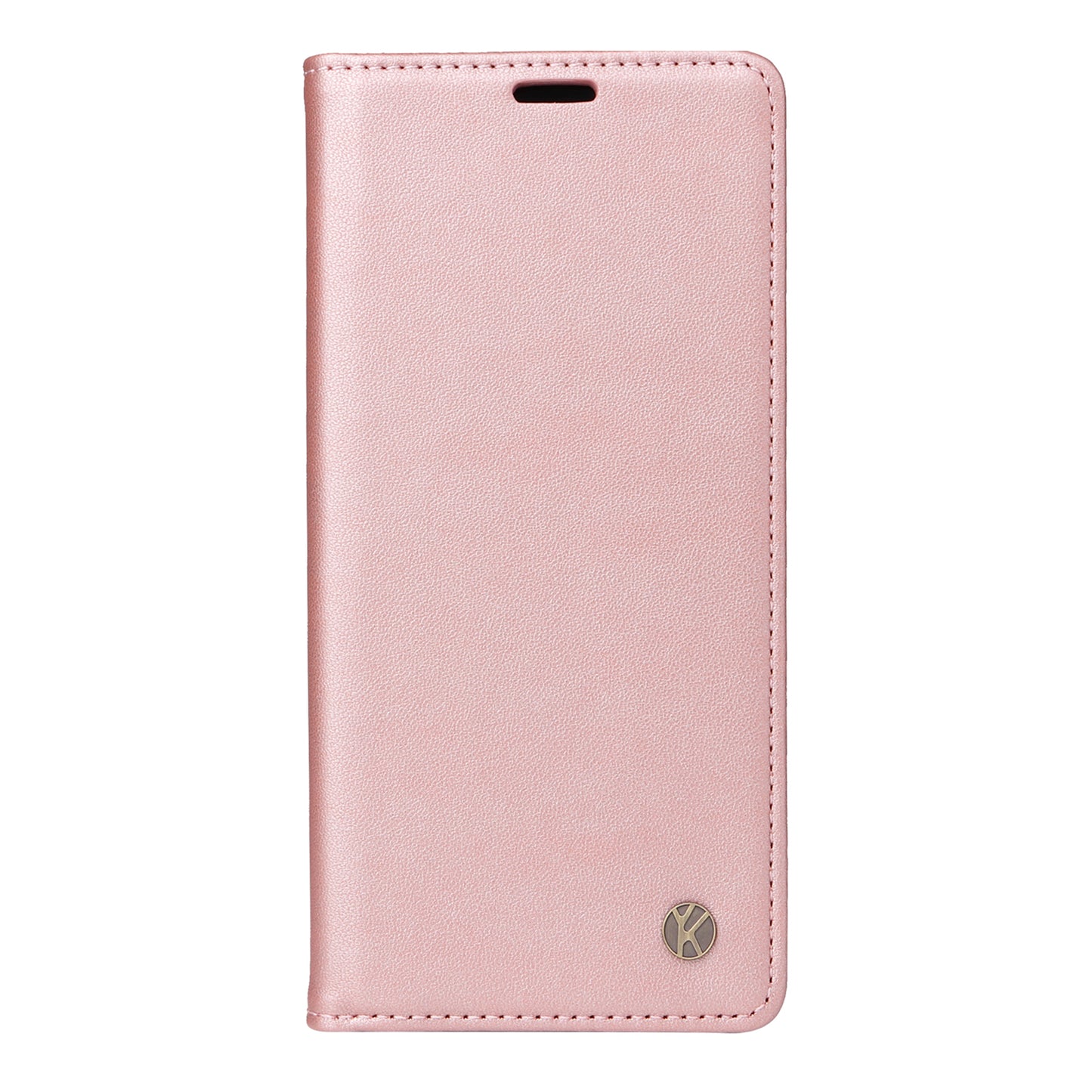YIKATU YK-001 for Samsung Galaxy S24 Case PU Leather Magnetic Wallet Phone Cover - Rose Gold