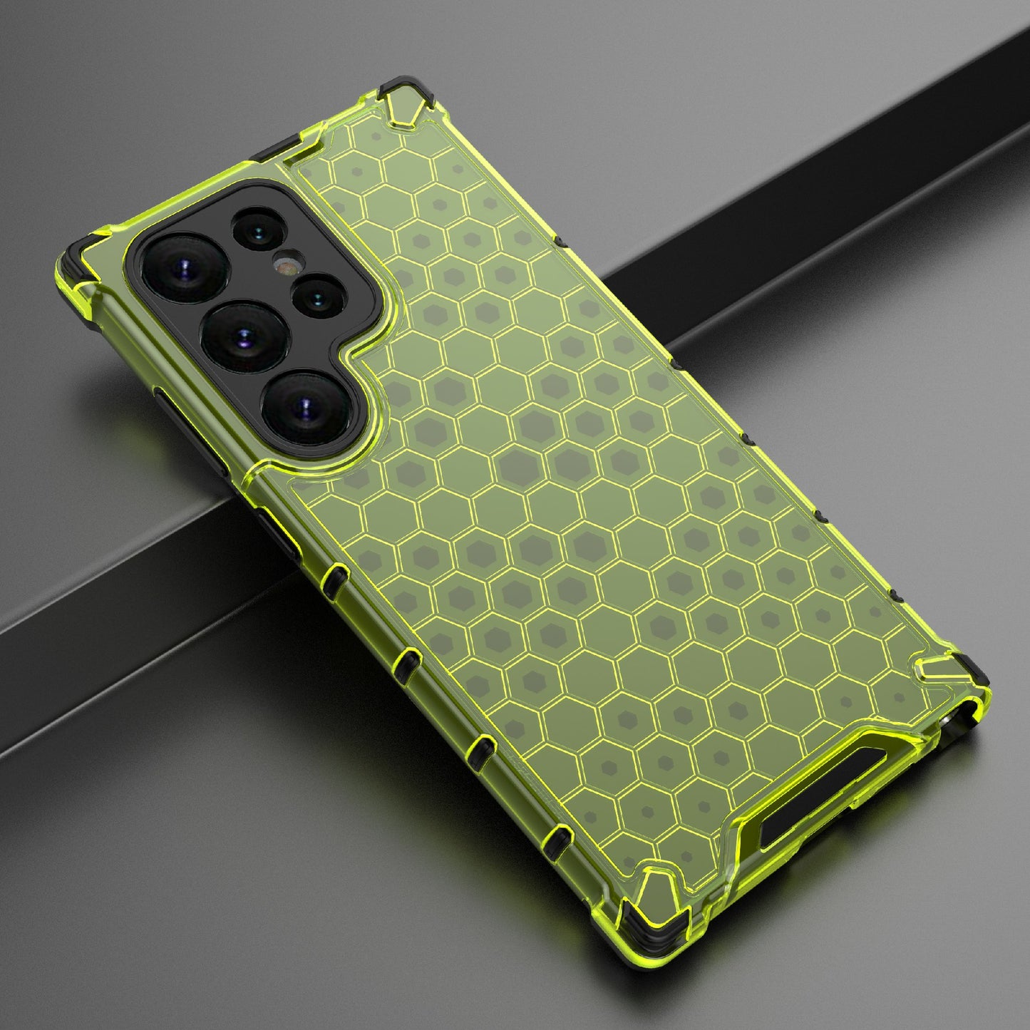 For Samsung Galaxy S24 Ultra Case Anti-drop Protective Phone Cover - Green