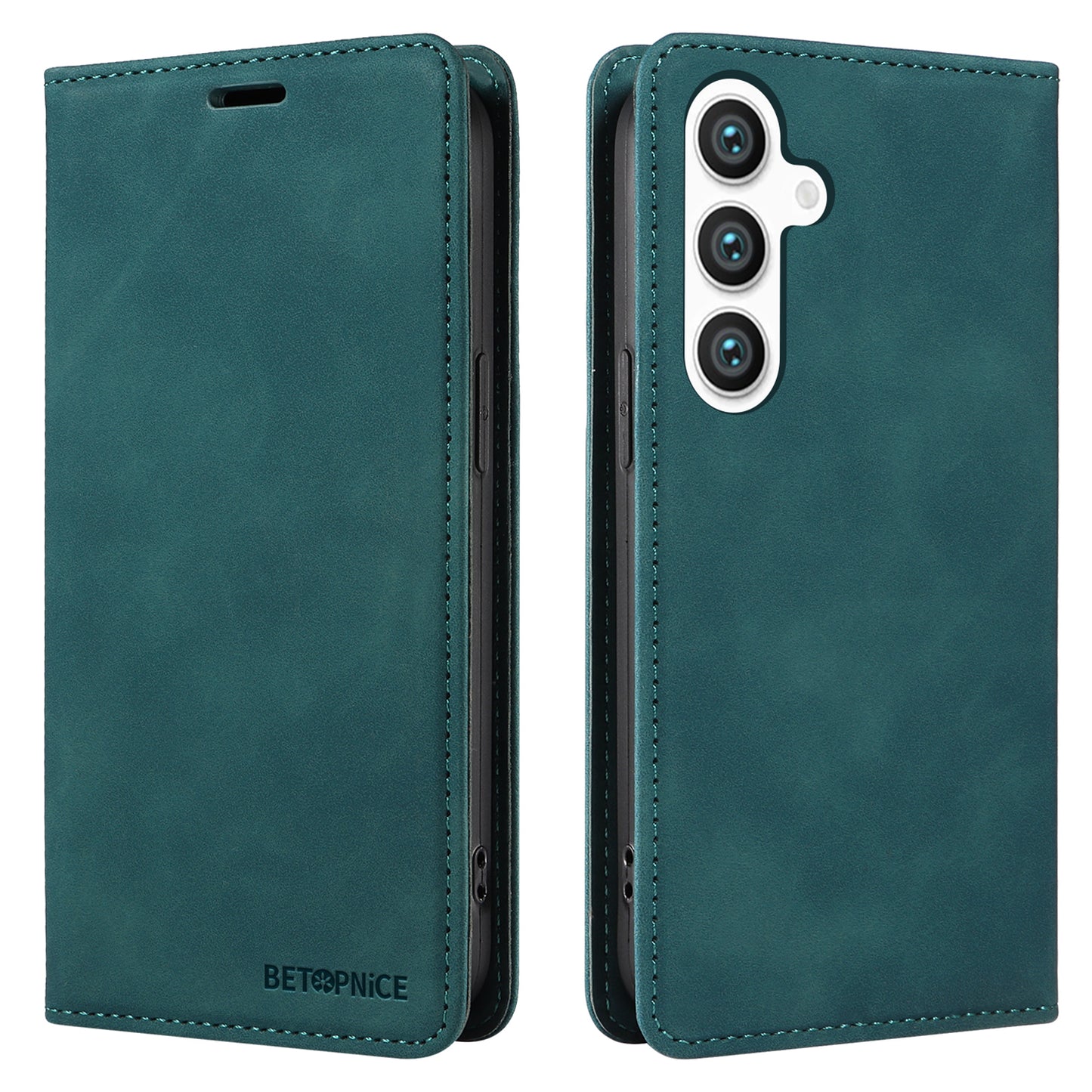 BETOPNICE 003 for Samsung Galaxy S24 Case RFID Blocking Shockproof Protection Phone Cover - Green