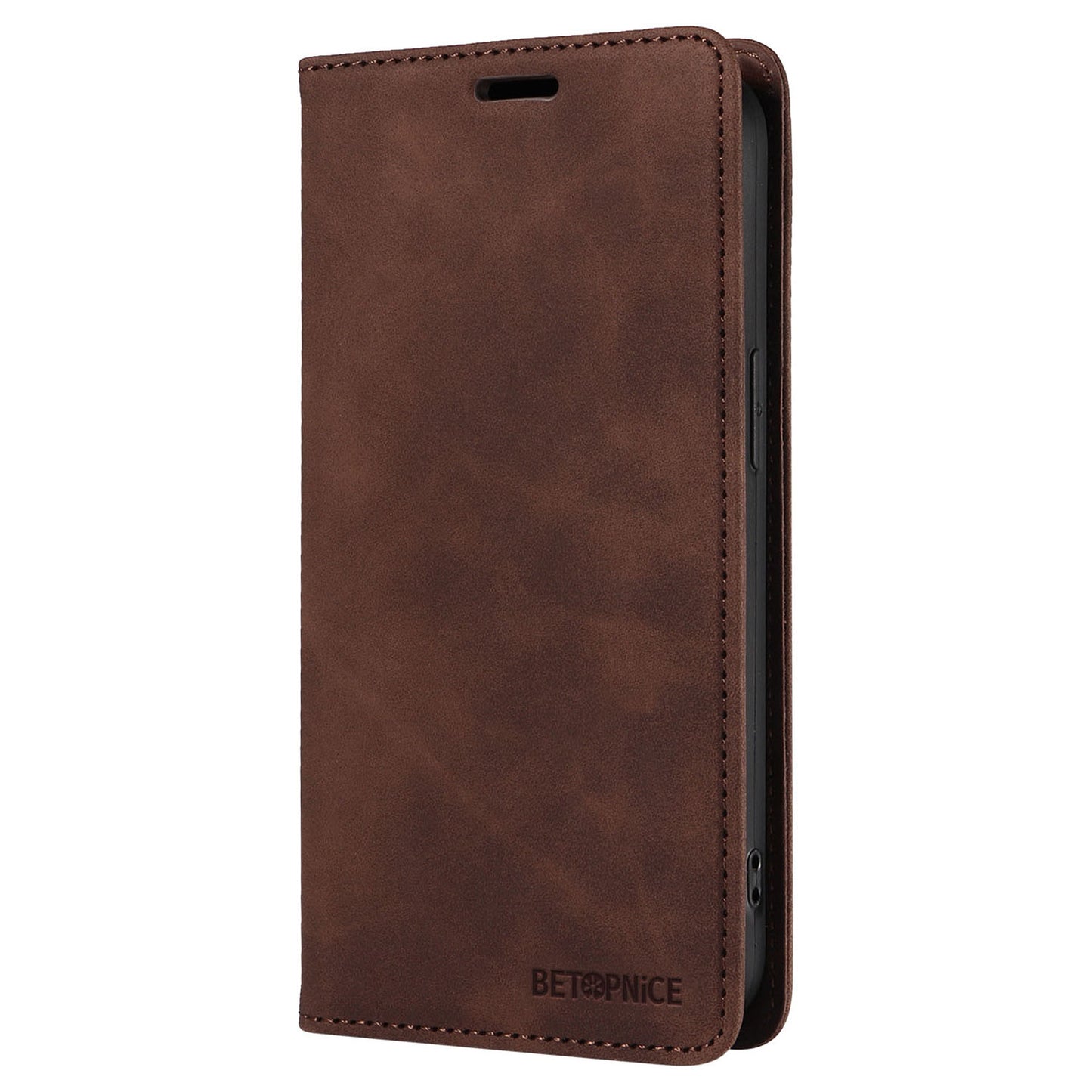 BETOPNICE 003 for Samsung Galaxy S24 Case RFID Blocking Shockproof Protection Phone Cover - Brown