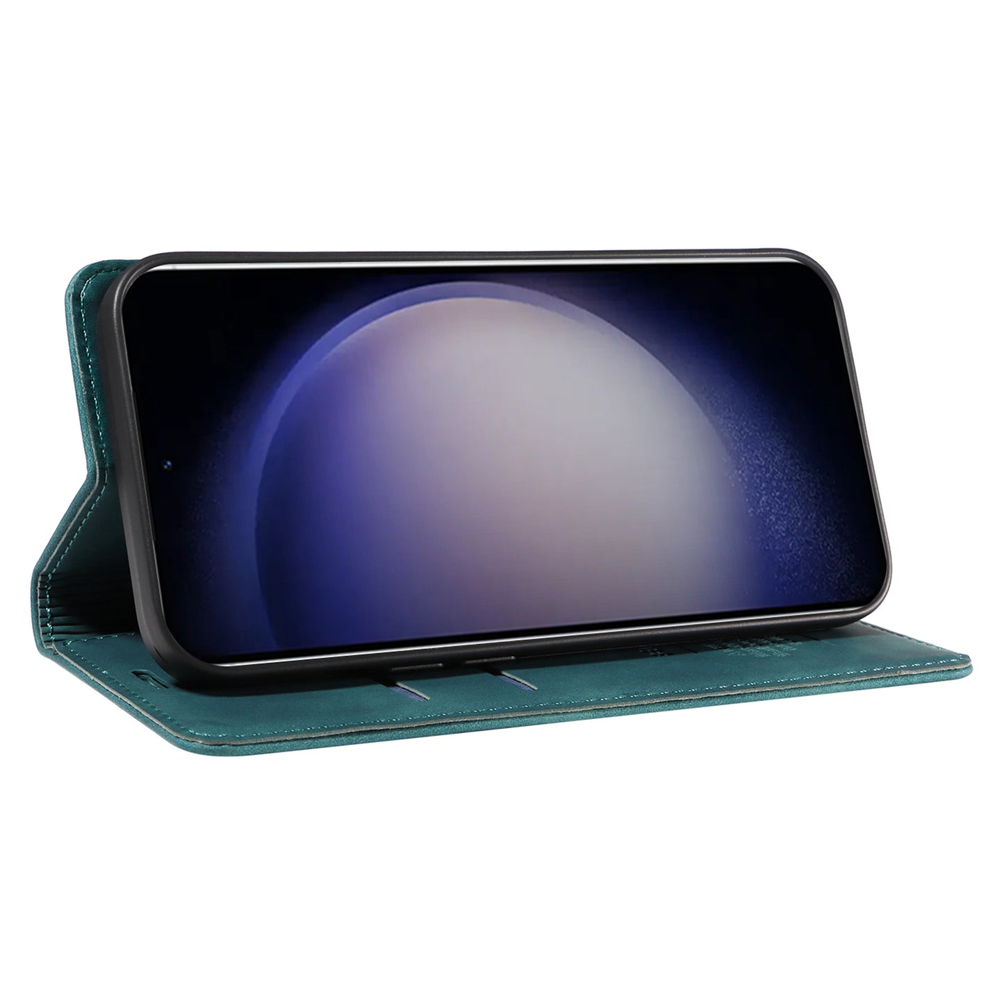 BETOPNICE 003 for Samsung Galaxy S24+ Case RFID Blocking Stand Leather Phone Cover - Green