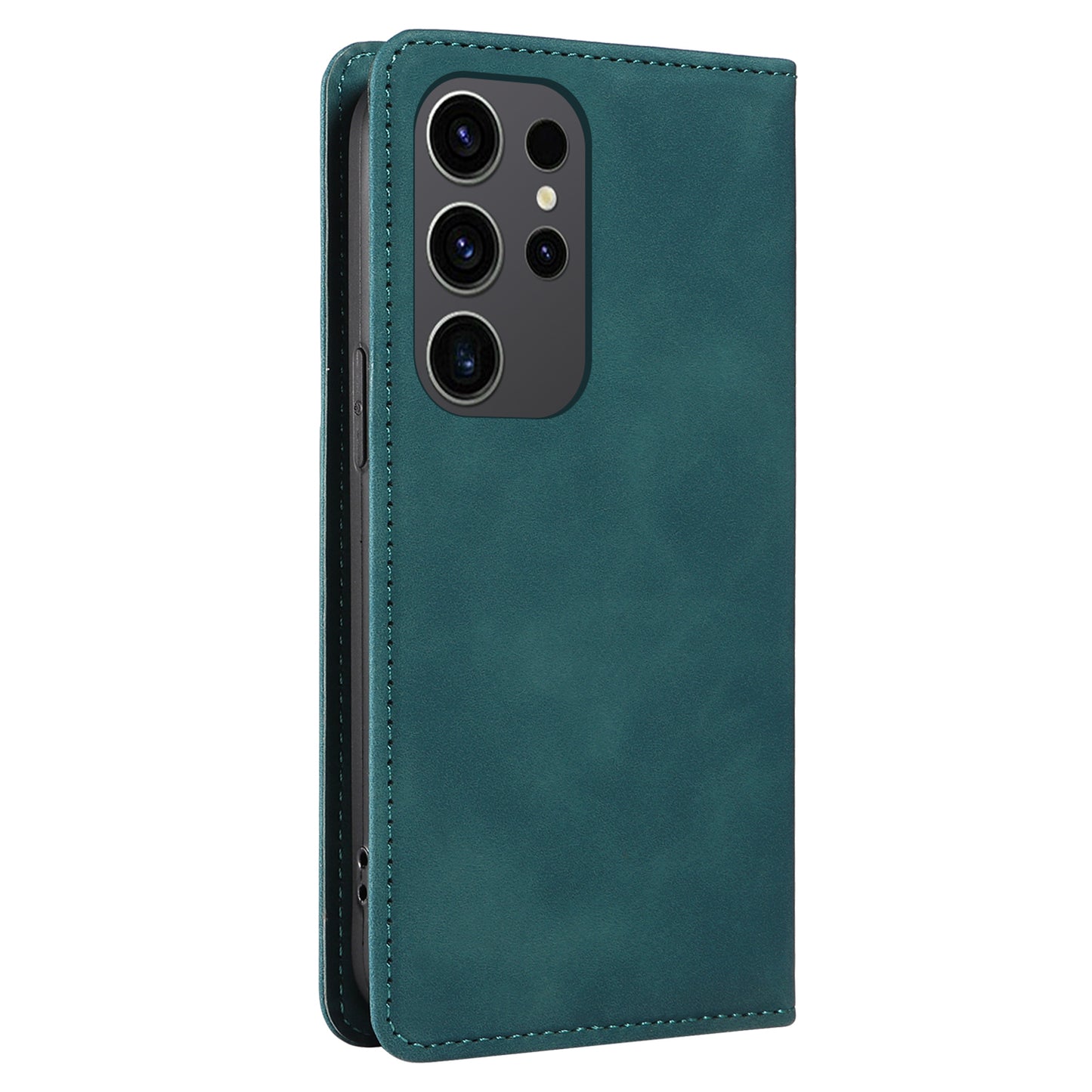 BETOPNICE 003 for Samsung Galaxy S24 Ultra Case Flip Wallet RFID Blocking Phone Cover - Green