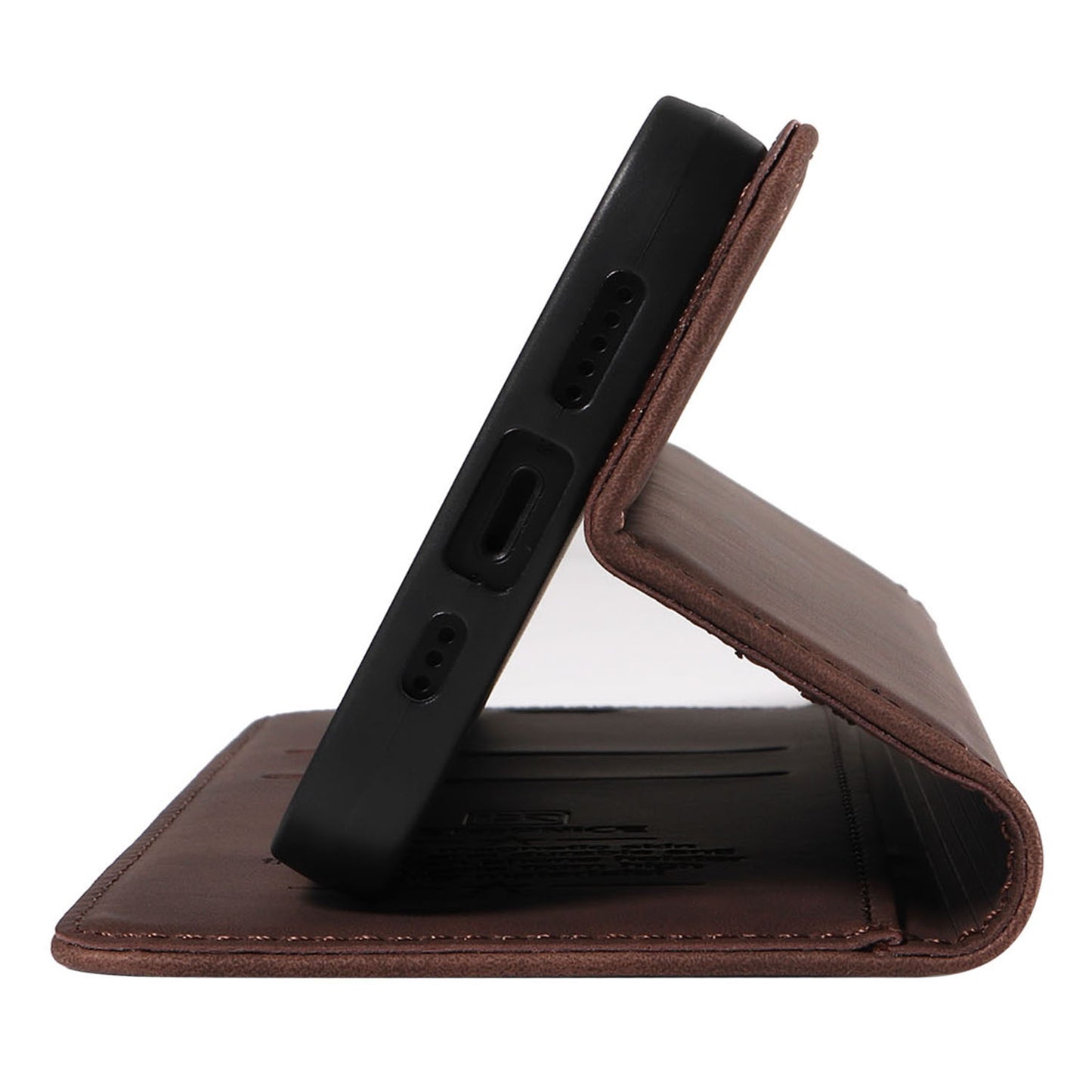 BETOPNICE 003 for Samsung Galaxy S24 Ultra Case Flip Wallet RFID Blocking Phone Cover - Brown