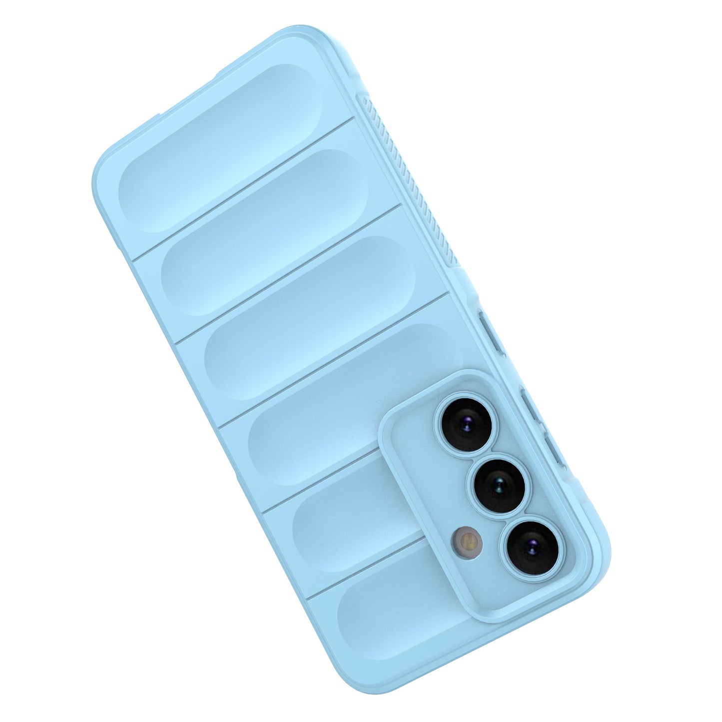 For Samsung Galaxy S24 Case Rugged Soft TPU Mobile Phone Cover - Baby Blue