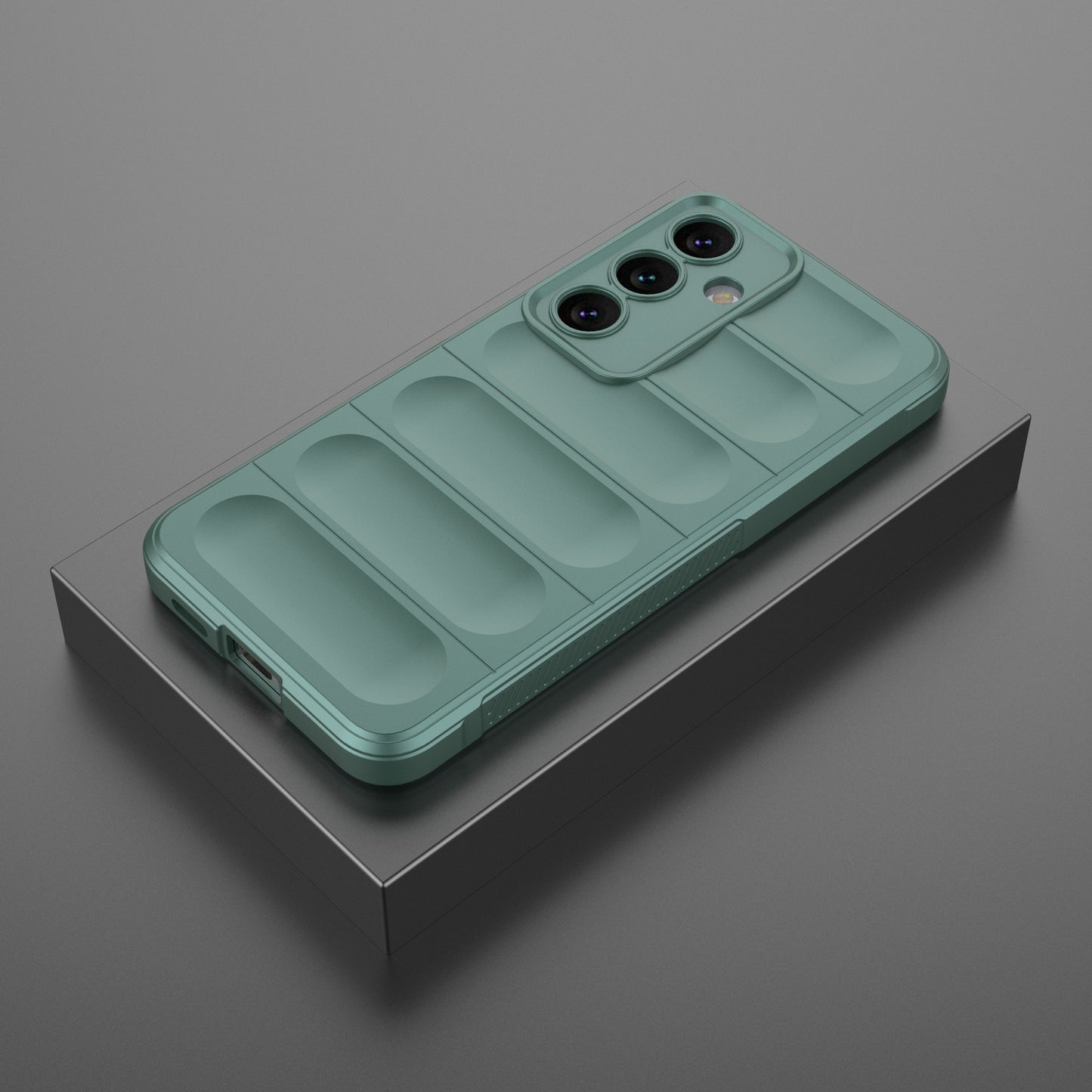 For Samsung Galaxy S24+ TPU Case Rugged Protective Phone Cover - Green