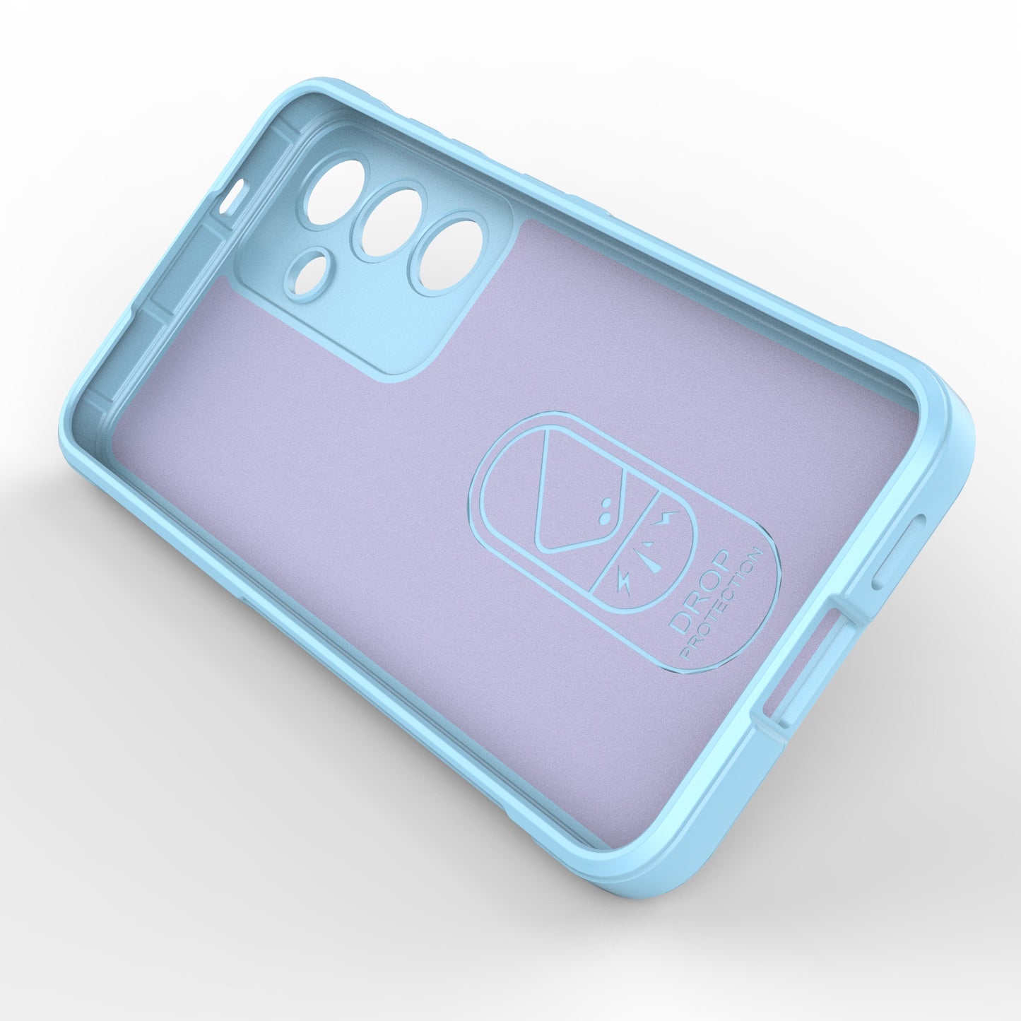 For Samsung Galaxy S24+ TPU Case Rugged Protective Phone Cover - Baby Blue