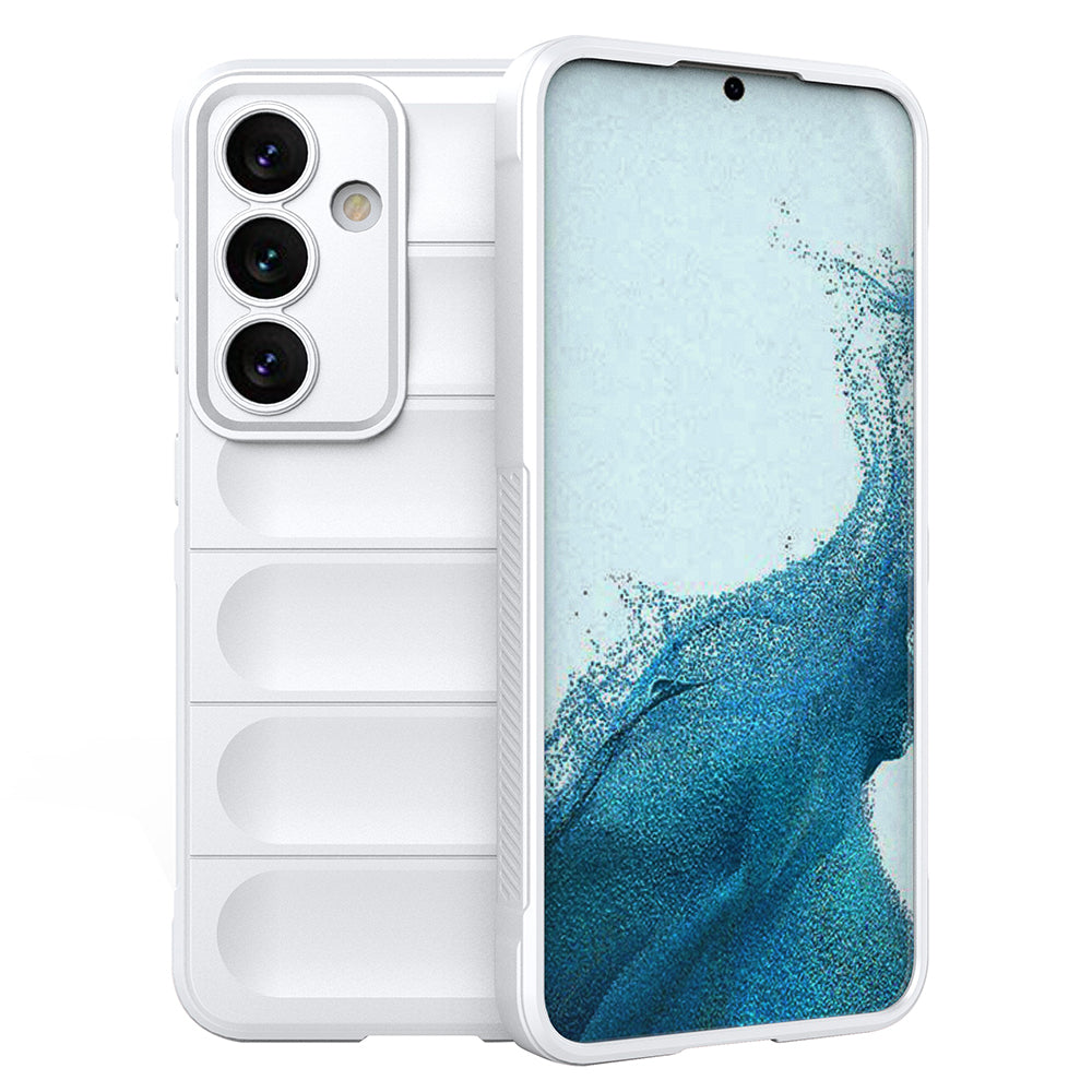 For Samsung Galaxy S24+ TPU Case Rugged Protective Phone Cover - White