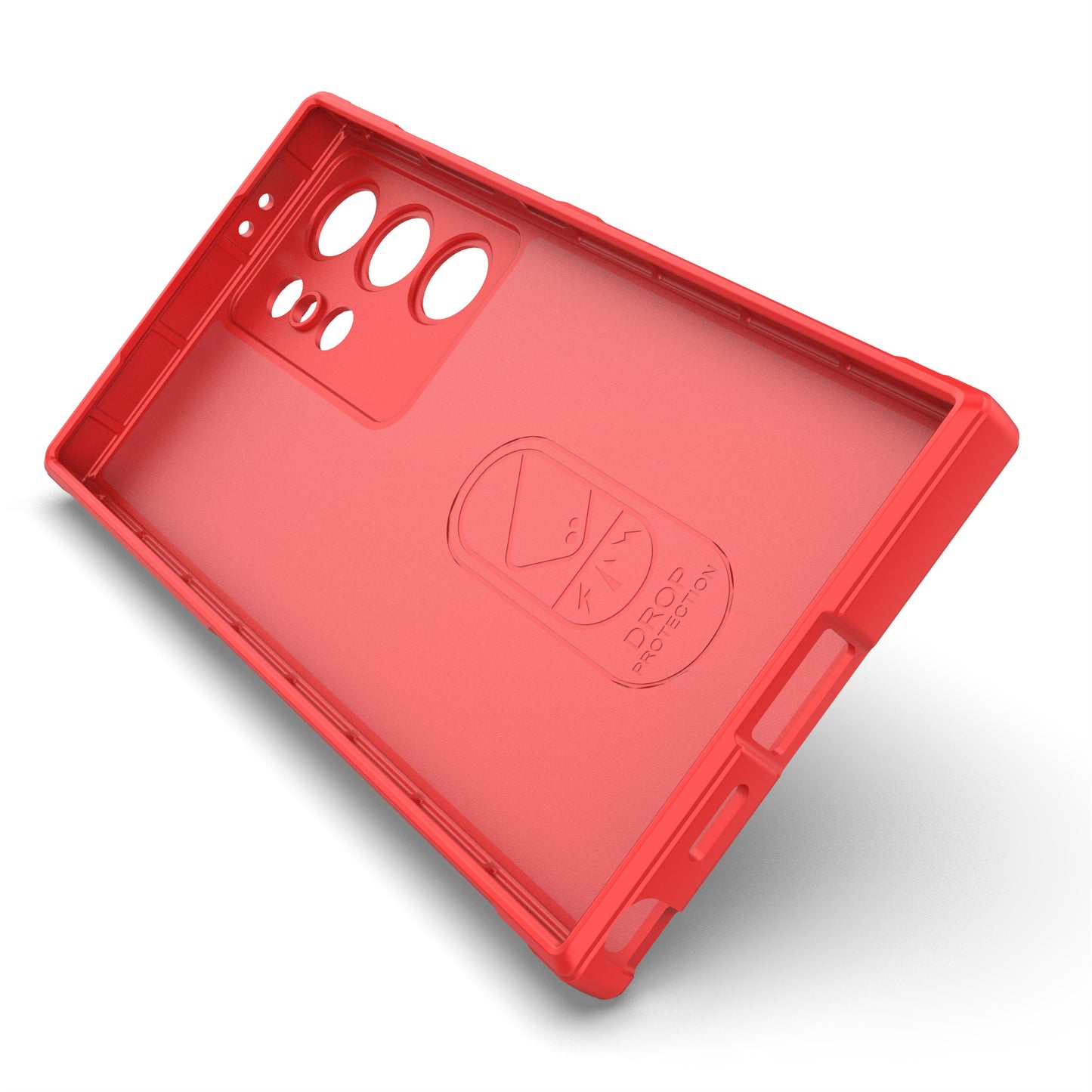 For Samsung Galaxy S24 Ultra Case Drop-proof Phone TPU Cover - Red