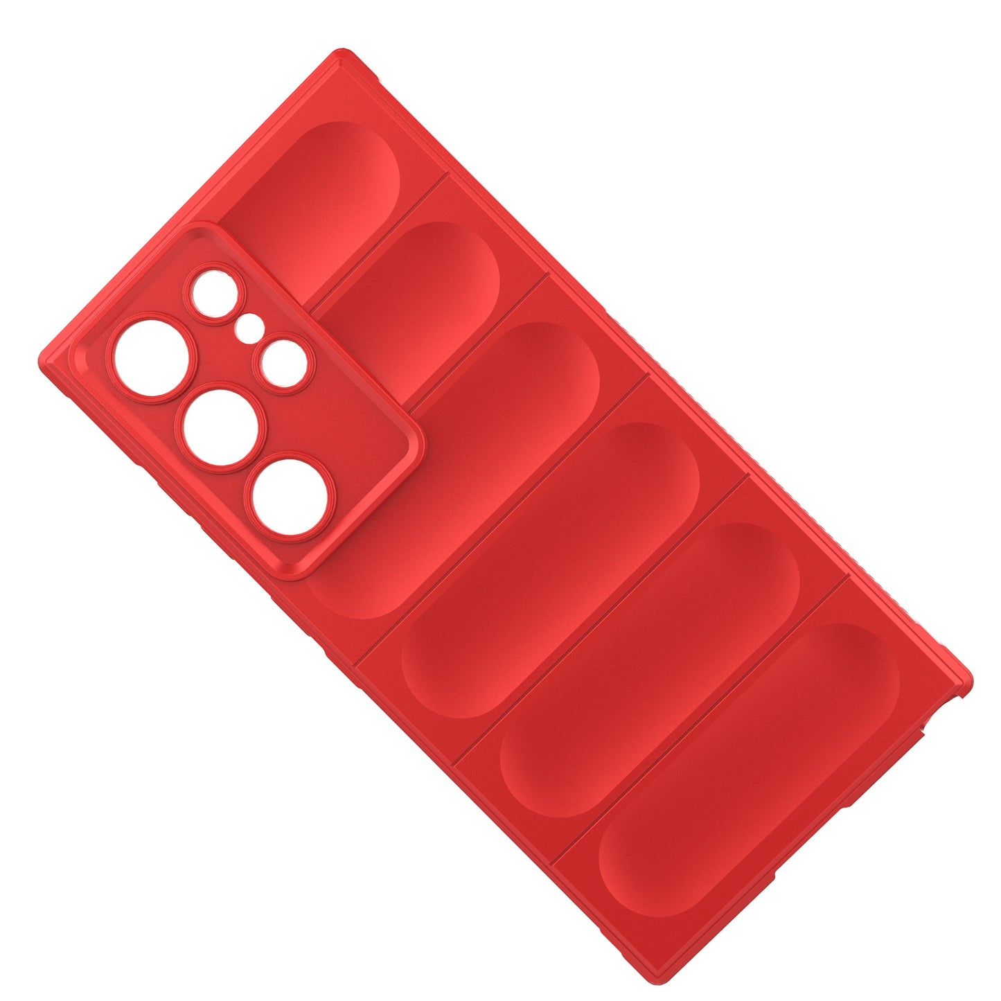 For Samsung Galaxy S24 Ultra Case Drop-proof Phone TPU Cover - Red