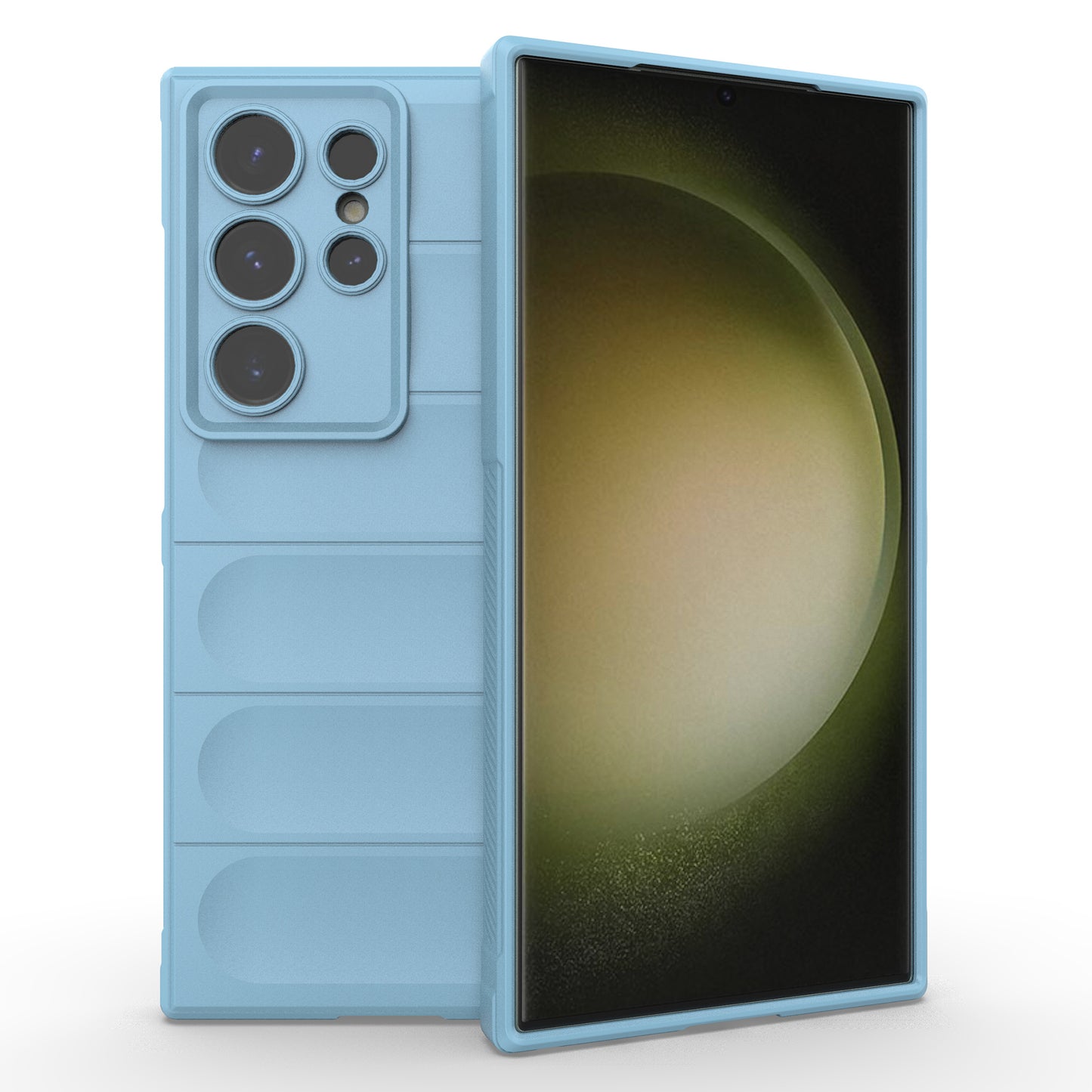 For Samsung Galaxy S24 Ultra Case Drop-proof Phone TPU Cover - Baby Blue