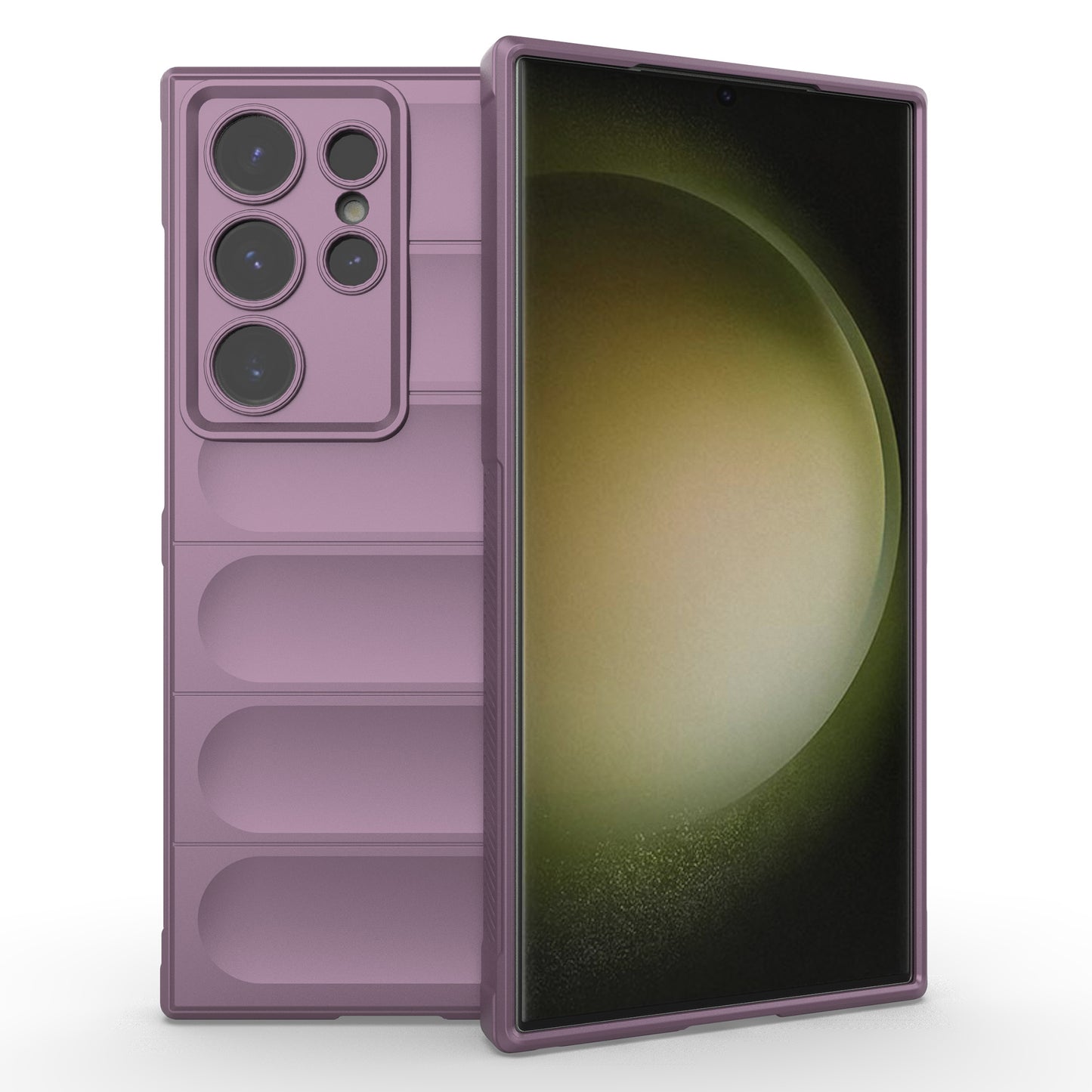 For Samsung Galaxy S24 Ultra Case Drop-proof Phone TPU Cover - Light Purple