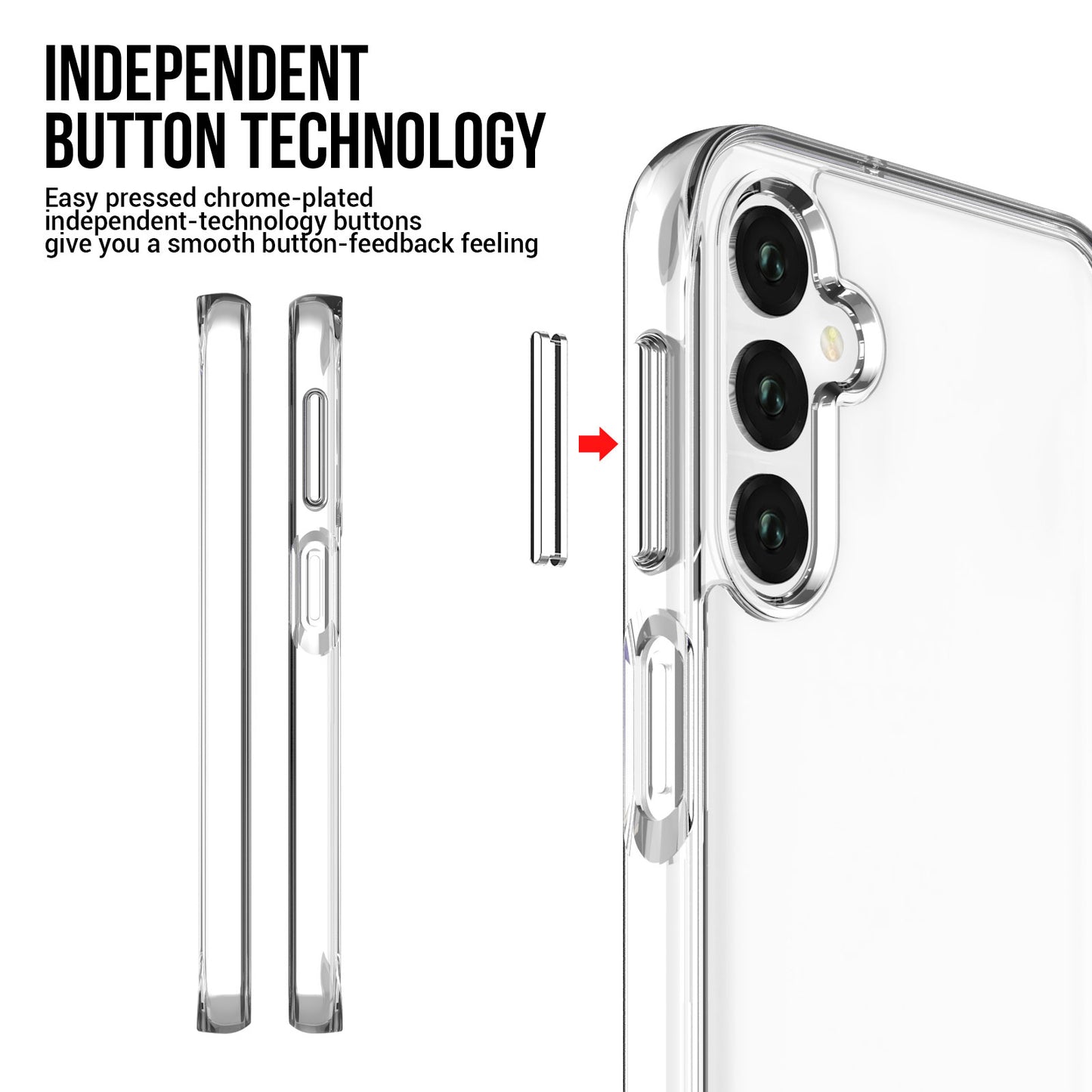 Space Series for Samsung Galaxy S24+ Case Anti-yellowing TPU+PC Military Grade Fall-resistant Phone Cover