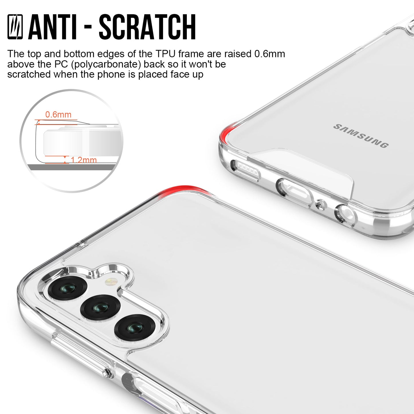 Space Series for Samsung Galaxy S24+ Case Anti-yellowing TPU+PC Military Grade Fall-resistant Phone Cover