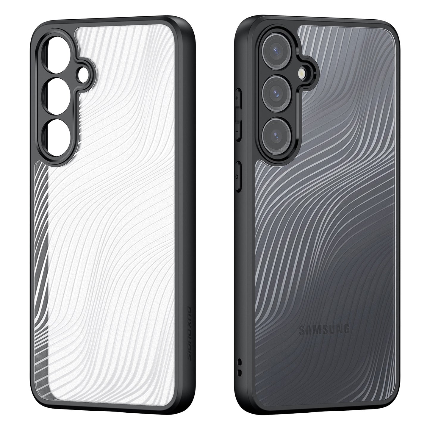 DUX DUCIS Aimo Series TPU+PC Case for Samsung Galaxy S24 Case Anti-Drop Matte Phone Cover (REACH Certification) - Black