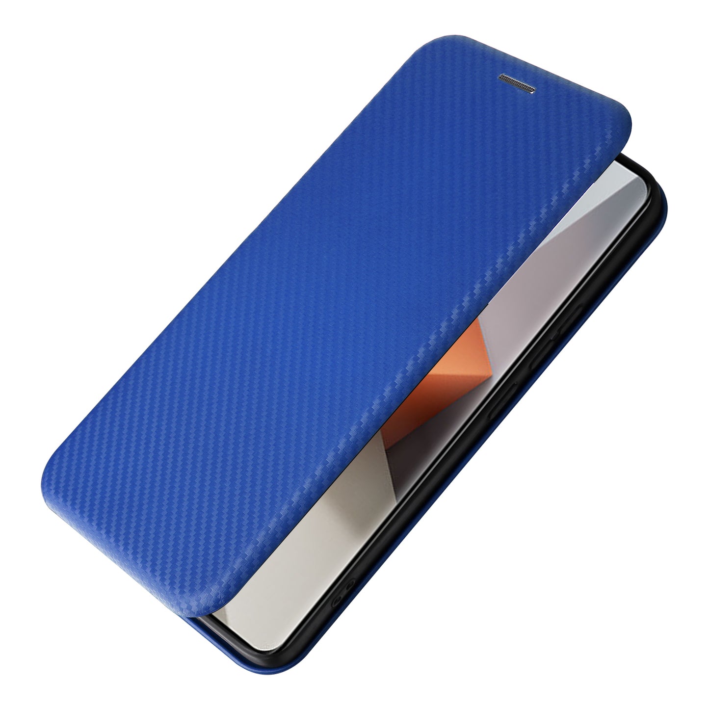 For Xiaomi Redmi Note 13 Pro+ 5G Case Stand Phone Leather Cover with Card Holder - Blue