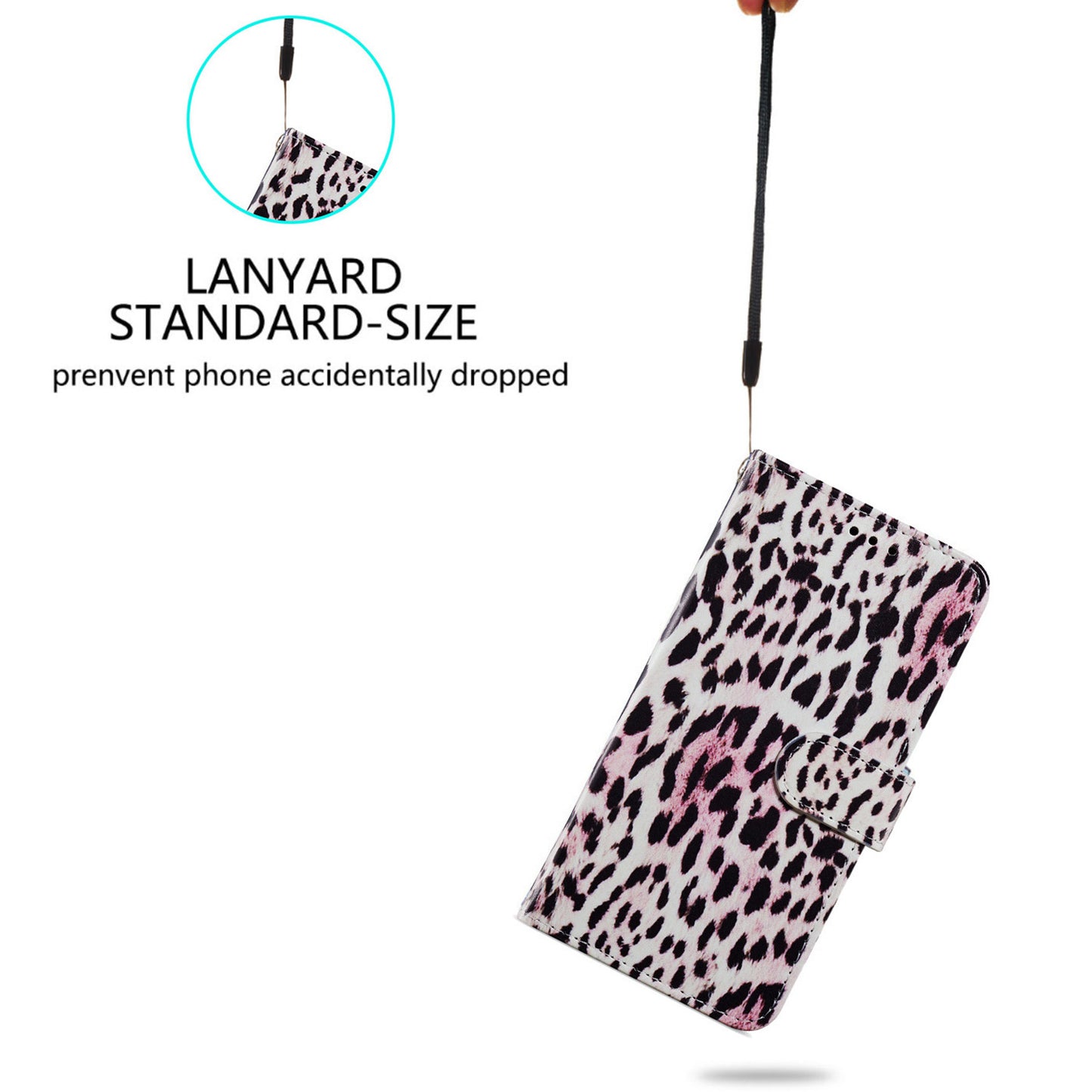 For Samsung Galaxy S24+ Case Pattern Printing PU Leather Wallet Phone Cover - Leopard