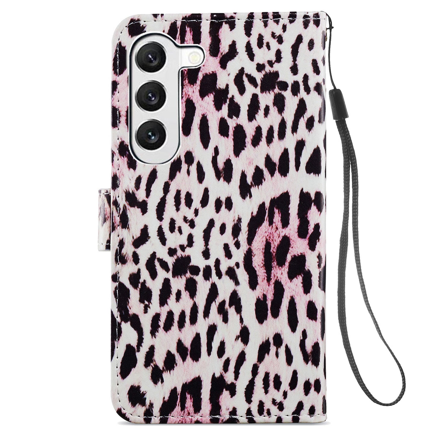 For Samsung Galaxy S24+ Case Pattern Printing PU Leather Wallet Phone Cover - Leopard