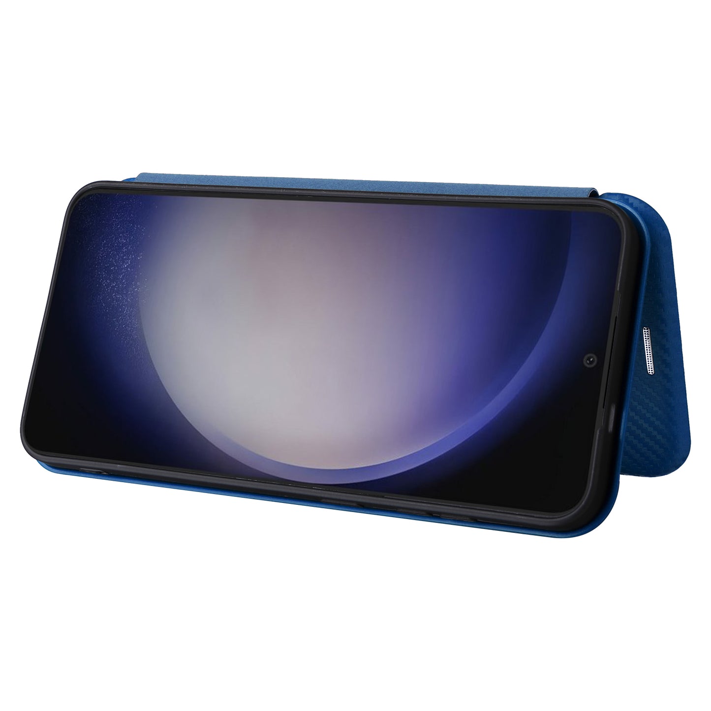 For Samsung Galaxy S24+ Case Card Holder Shockproof Leather Phone Protector - Blue