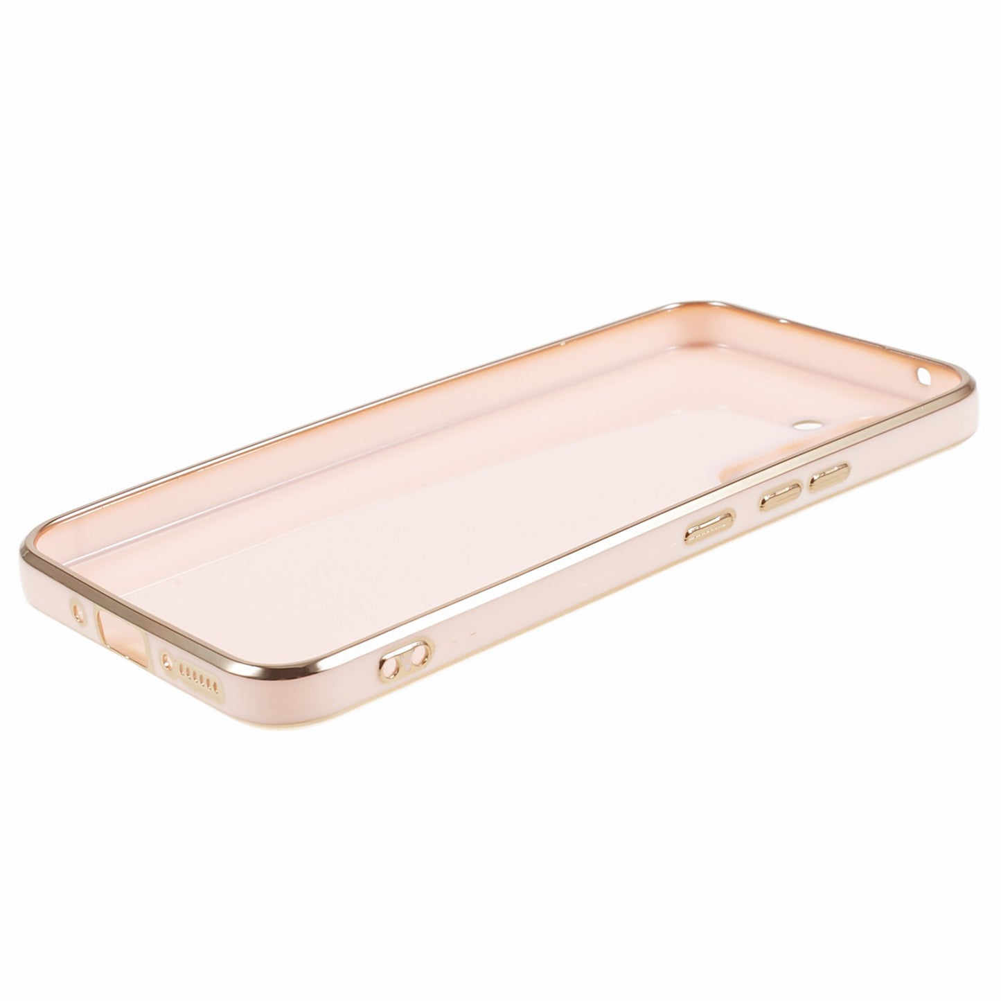 For Samsung Galaxy S24+ Case Electroplating Anti-scratch Soft TPU Phone Back Shell - Pink