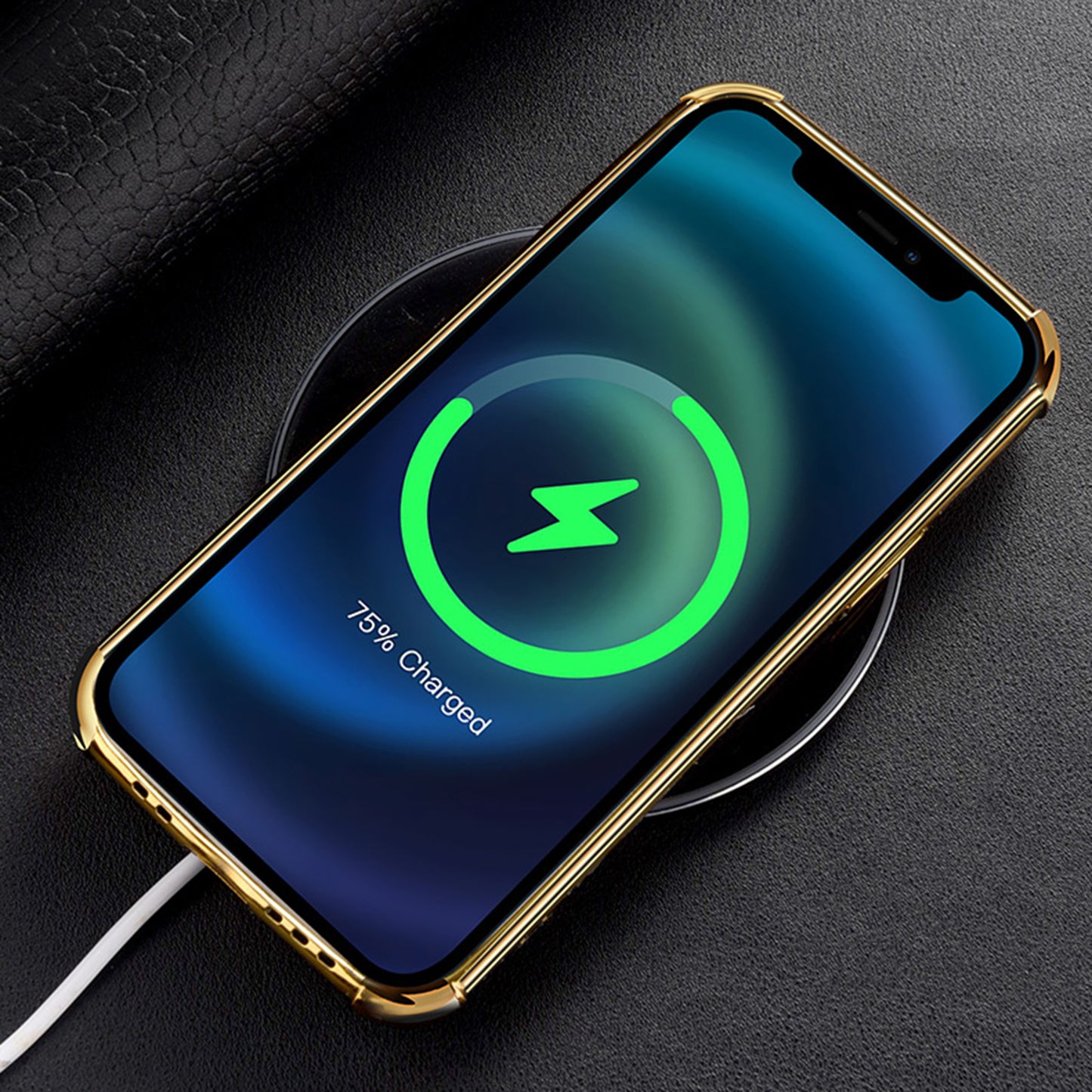 For Xiaomi Redmi Note 13 Pro+ 5G Case Crocodile Texture Electroplating Phone Cover - Green