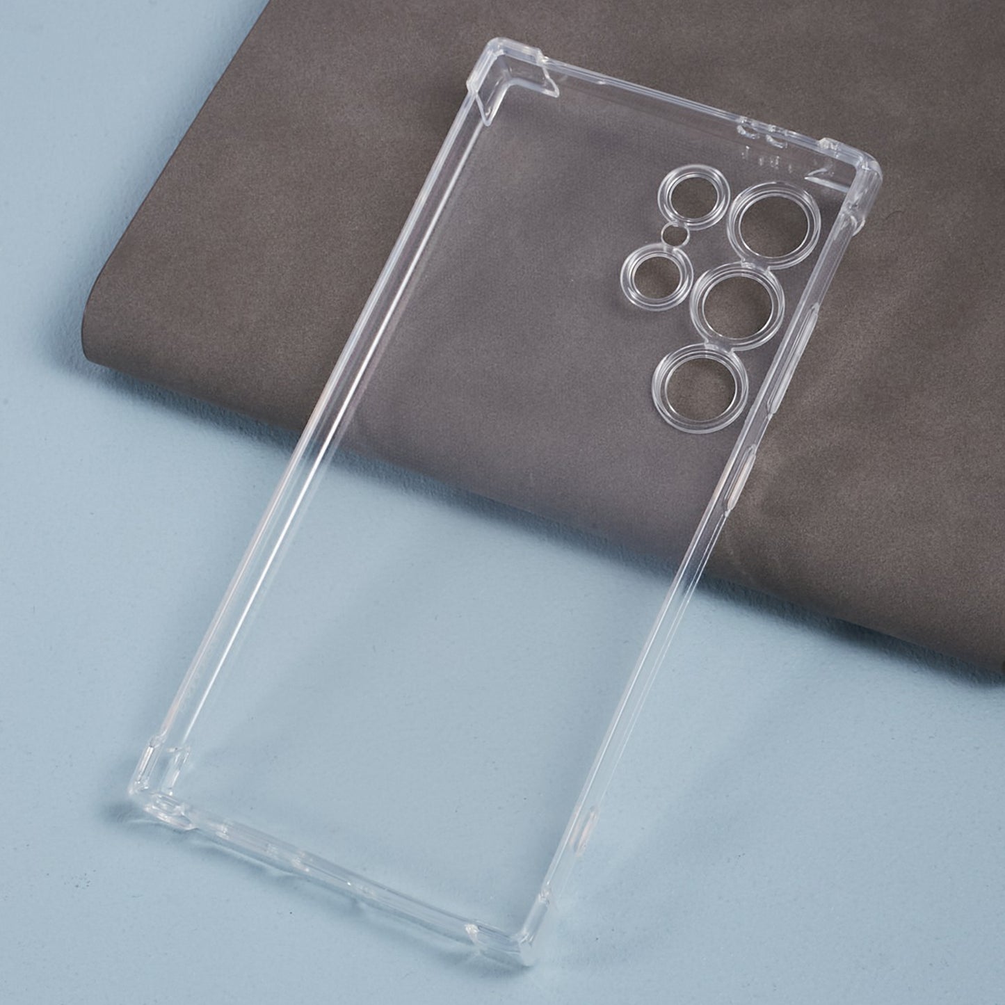 For Samsung Galaxy S24 Ultra Case Clear TPU Cover with Reinforced Four Corner