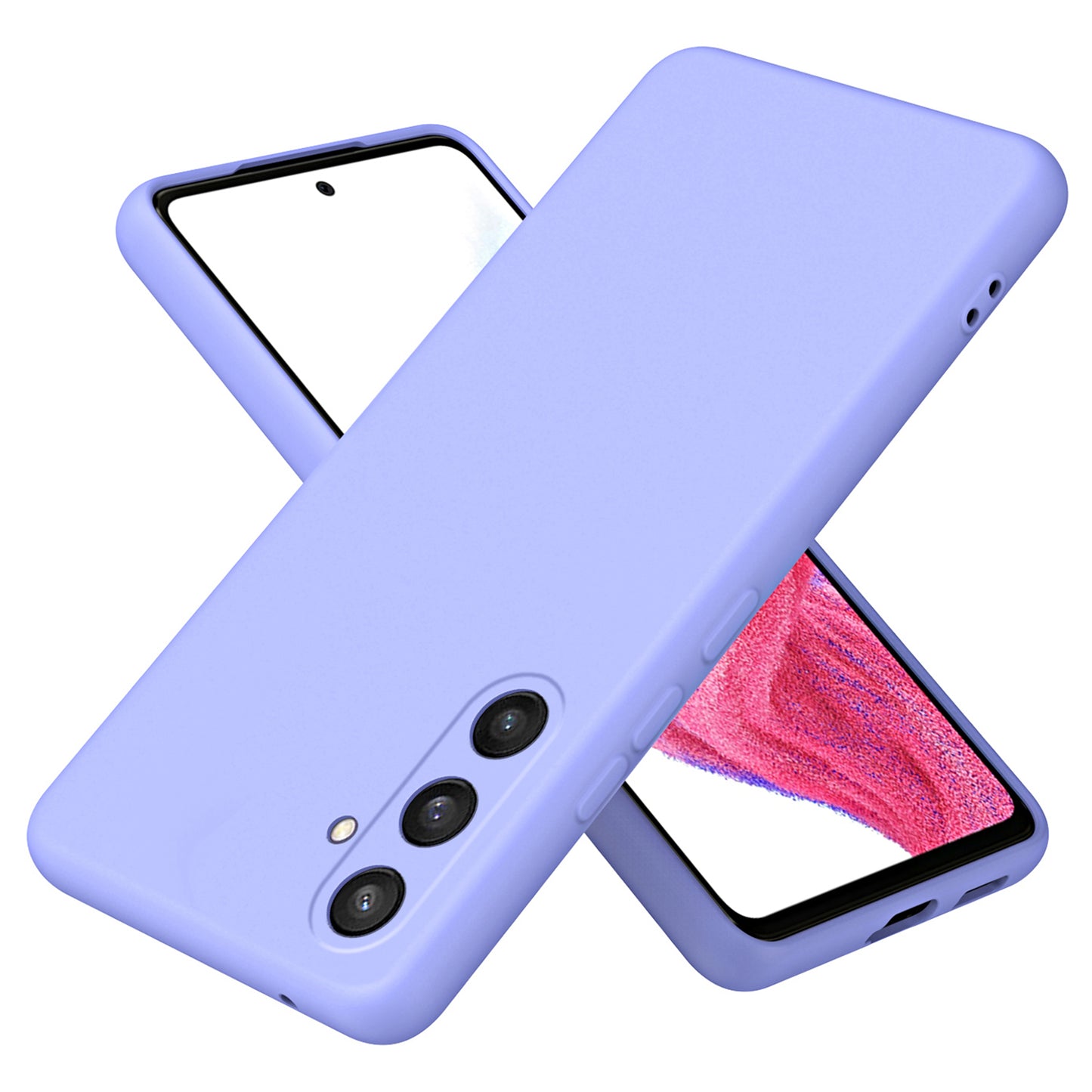 For Samsung Galaxy S24 Case Rubberized 2.2mm Anti-Drop TPU Phone Shell - Purple