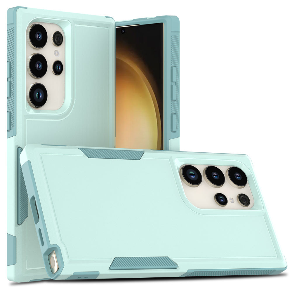 For Samsung Galaxy S24 Ultra Case Slim Hard PC+TPU Phone Protective Cover - Mint Green